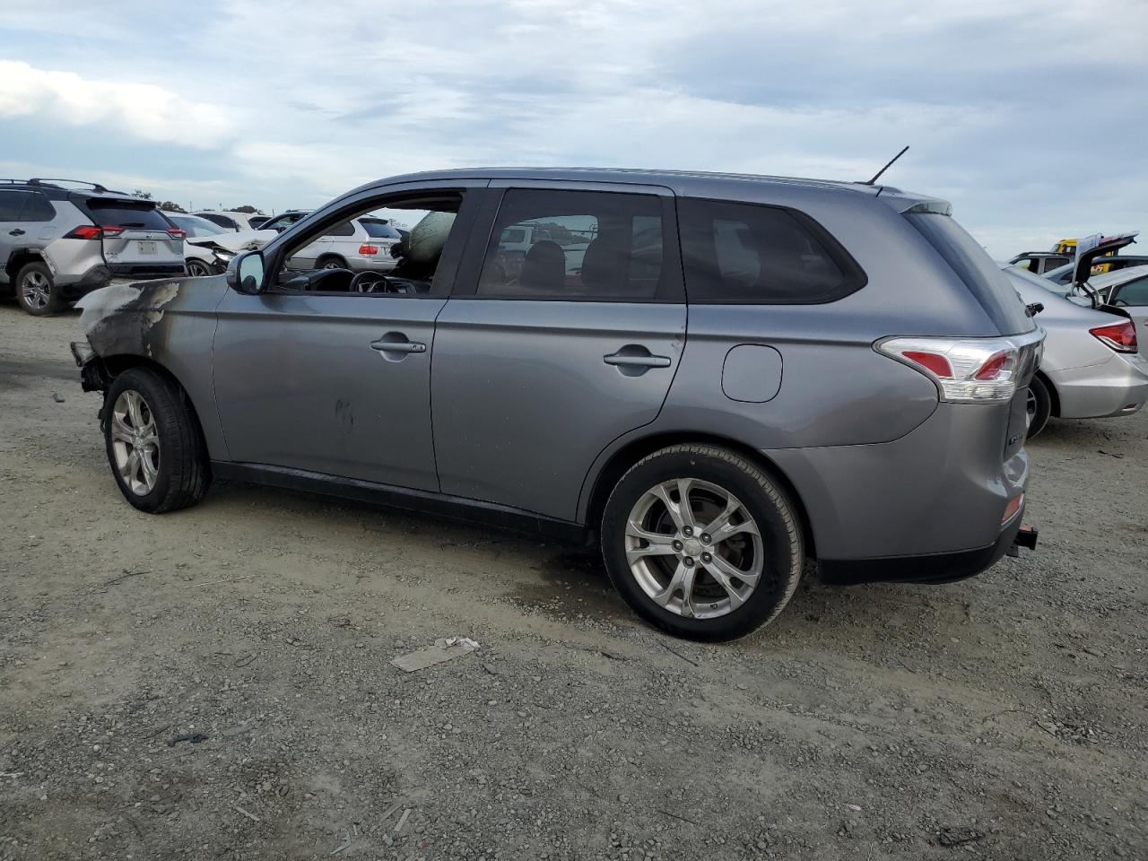 2014 Mitsubishi Outlander Se Gray vin: JA4AD3A30EZ009331
