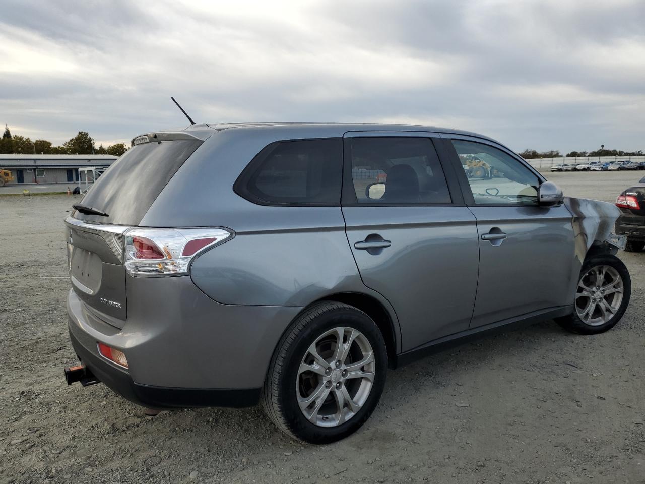 2014 Mitsubishi Outlander Se Gray vin: JA4AD3A30EZ009331