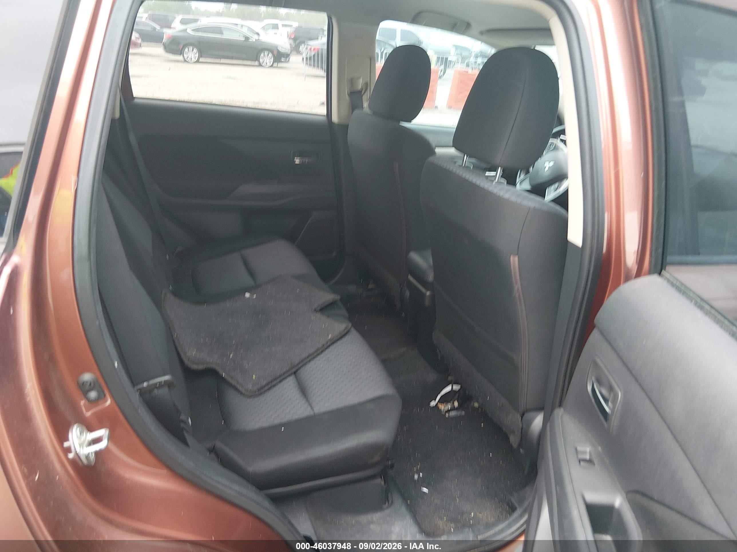 2014 Mitsubishi Outlander Se Orange vin: JA4AD3A30EZ013069