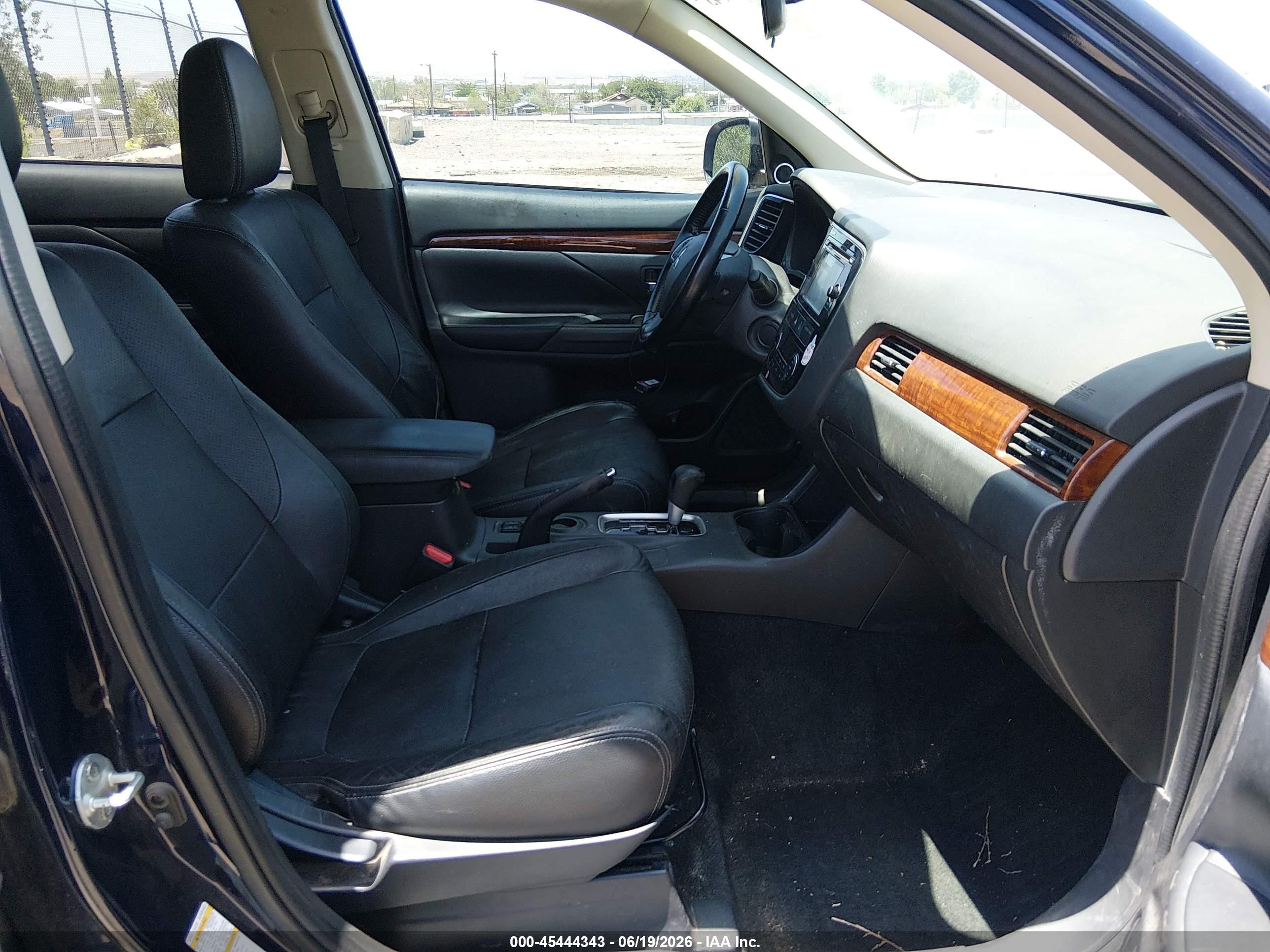 2015 Mitsubishi Outlander Se Dark Blue vin: JA4AD3A30FZ004650