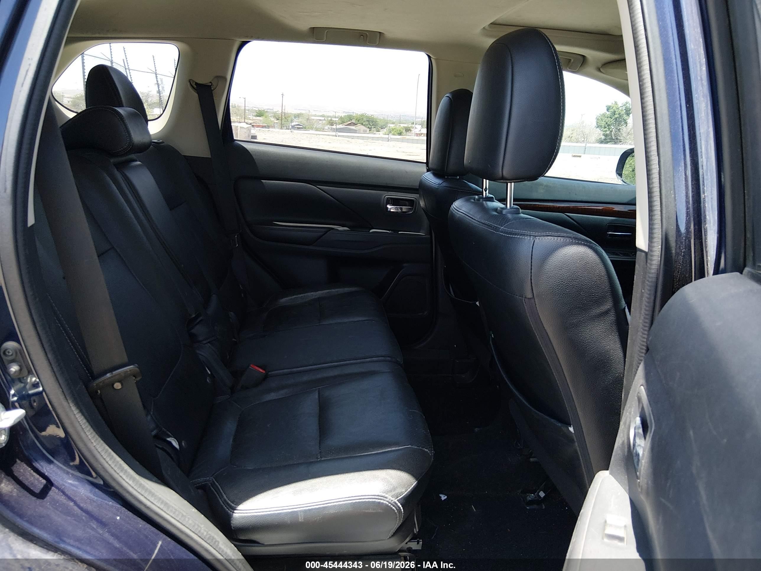 2015 Mitsubishi Outlander Se Dark Blue vin: JA4AD3A30FZ004650