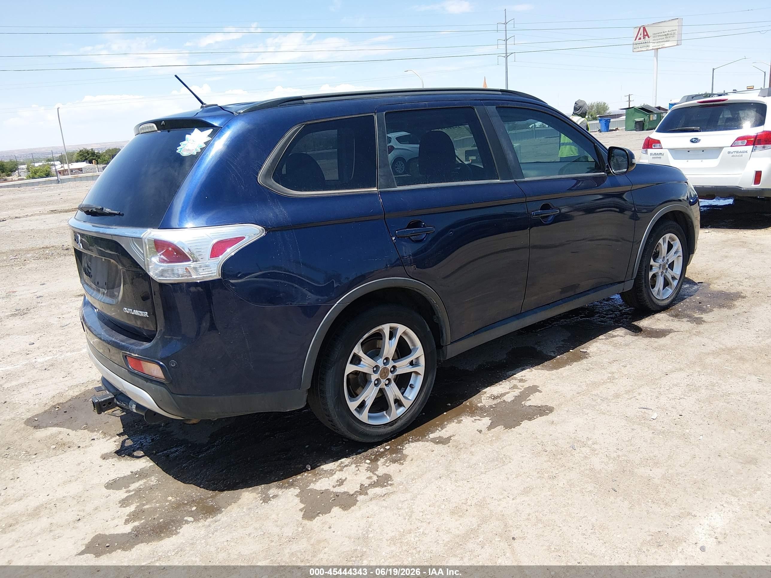 2015 Mitsubishi Outlander Se Dark Blue vin: JA4AD3A30FZ004650