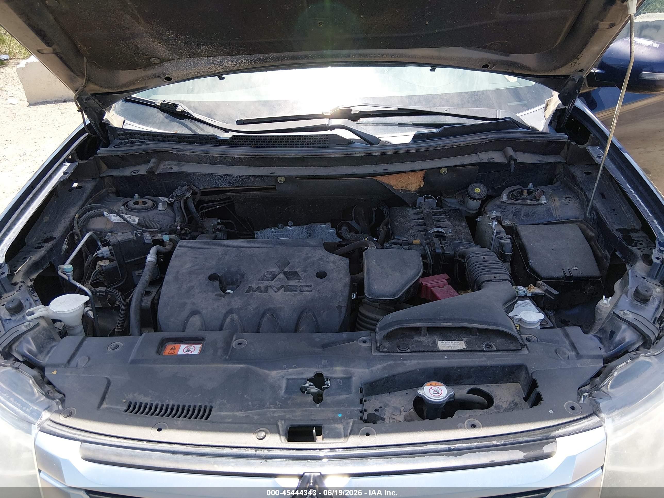 2015 Mitsubishi Outlander Se Dark Blue vin: JA4AD3A30FZ004650