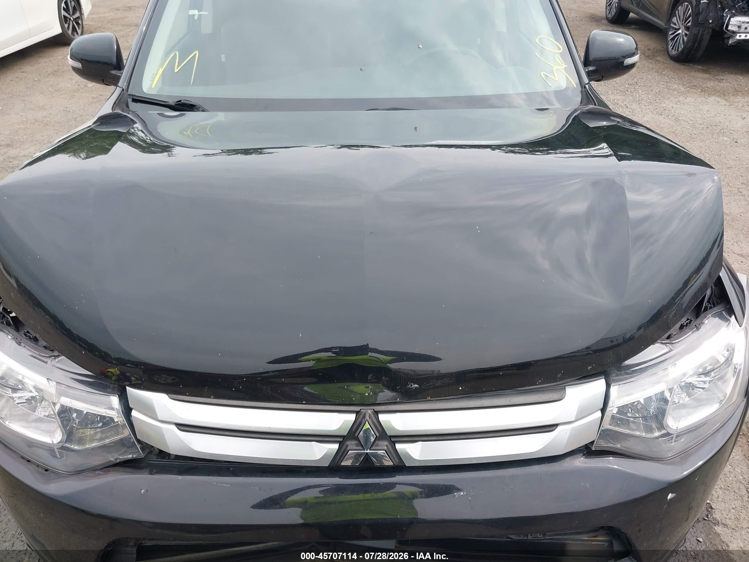 2015 Mitsubishi Outlander Se Black vin: JA4AD3A30FZ012408