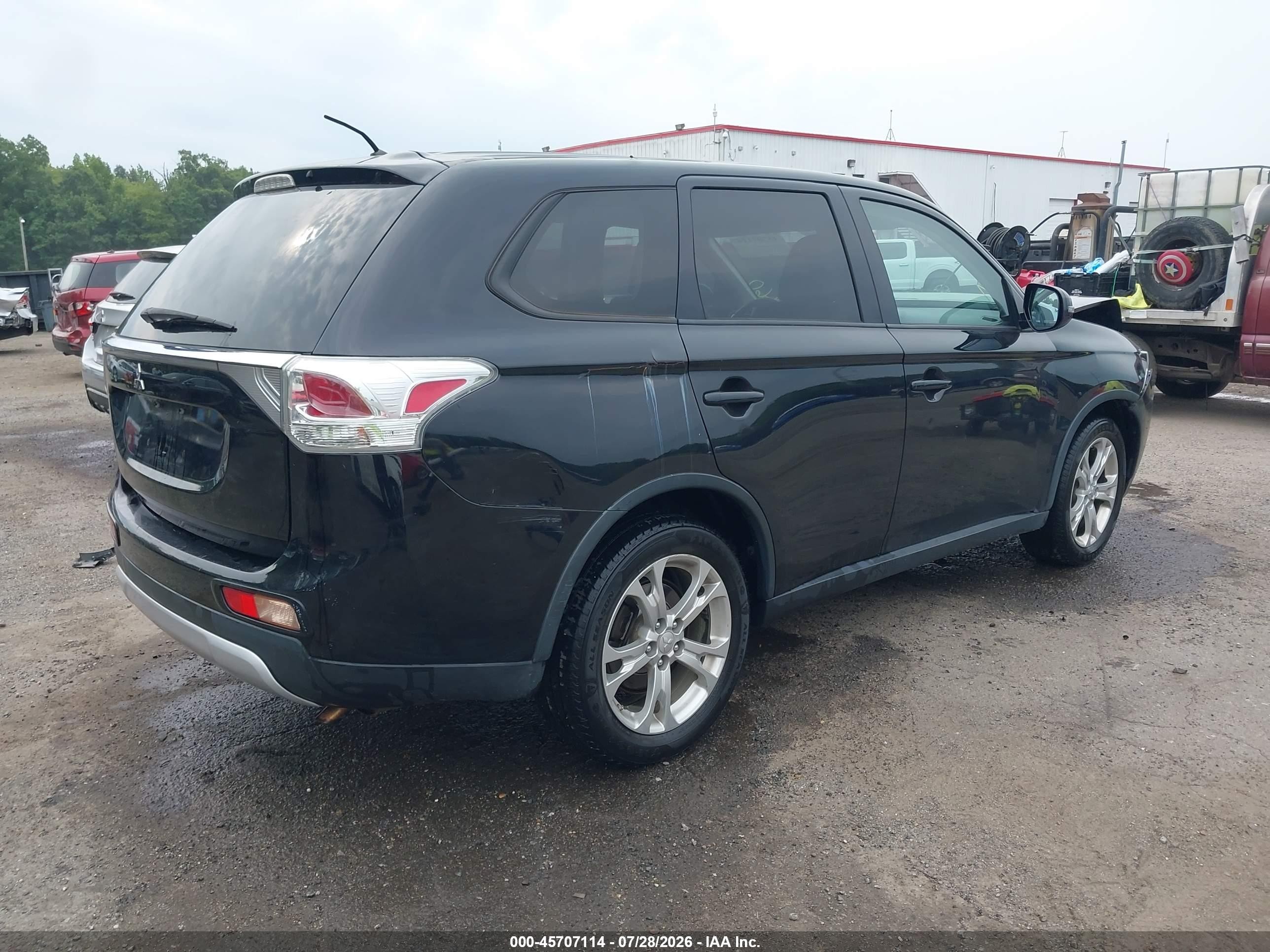 2015 Mitsubishi Outlander Se Black vin: JA4AD3A30FZ012408