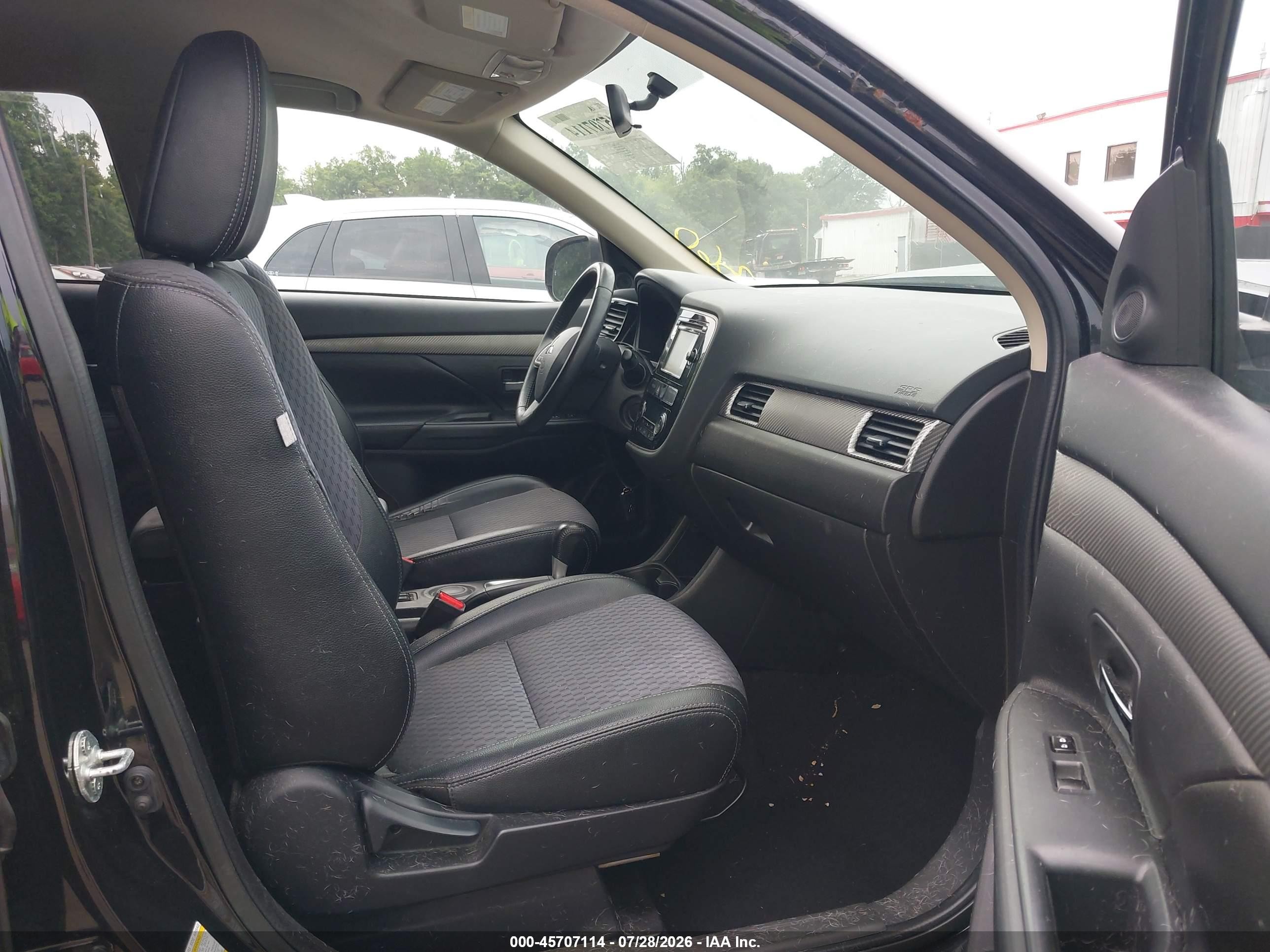2015 Mitsubishi Outlander Se Black vin: JA4AD3A30FZ012408