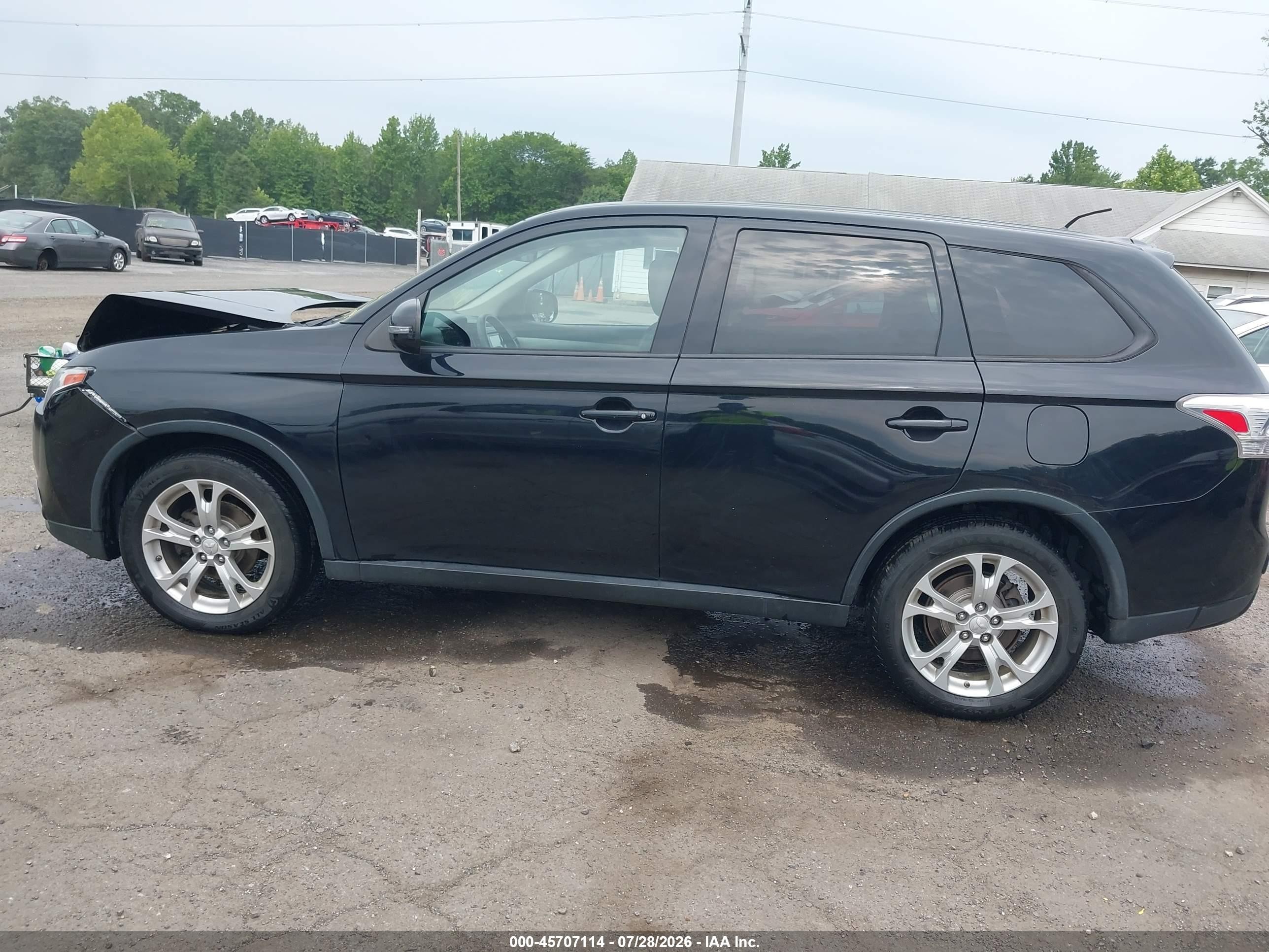 2015 Mitsubishi Outlander Se Black vin: JA4AD3A30FZ012408