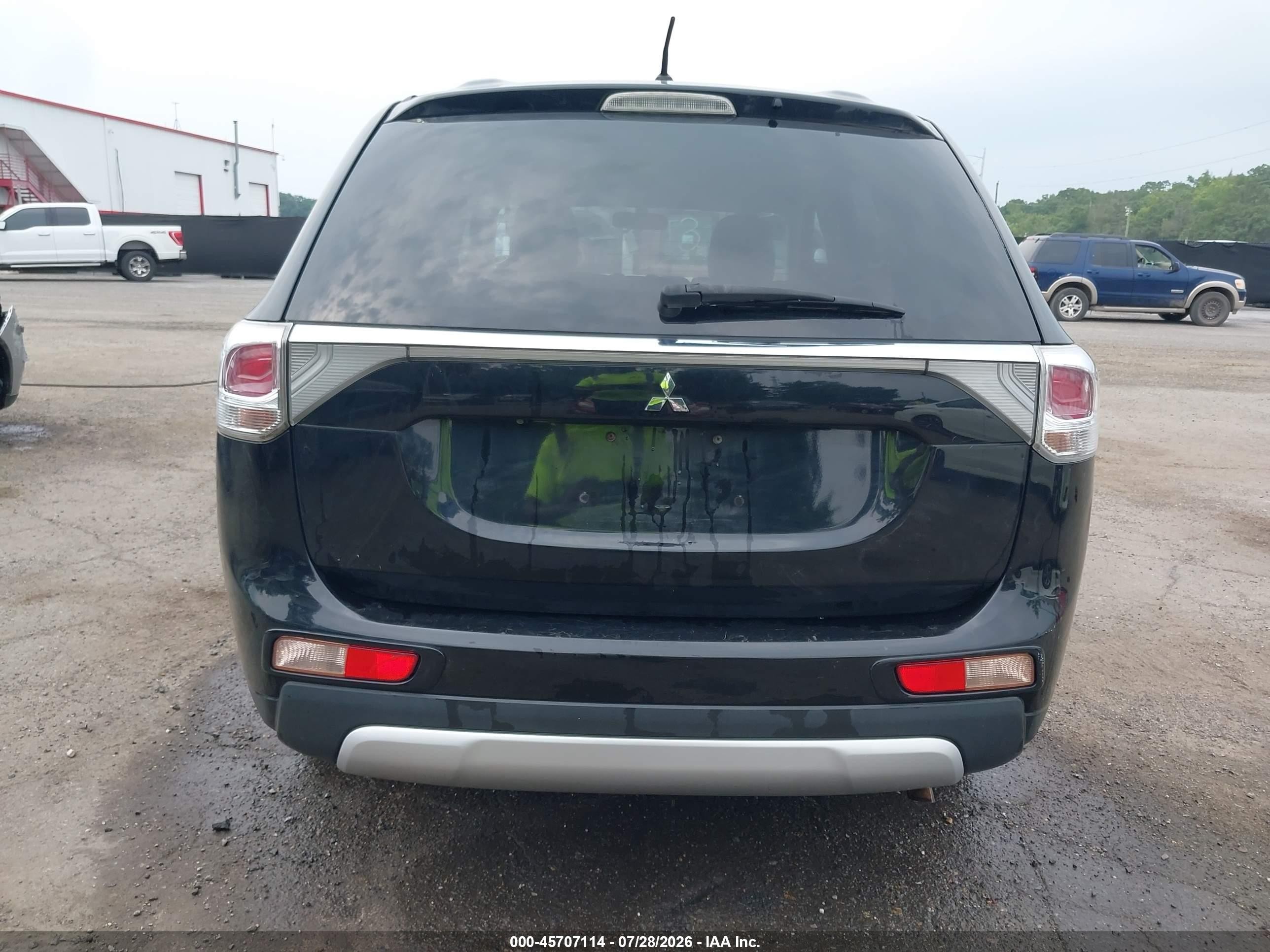 2015 Mitsubishi Outlander Se Black vin: JA4AD3A30FZ012408