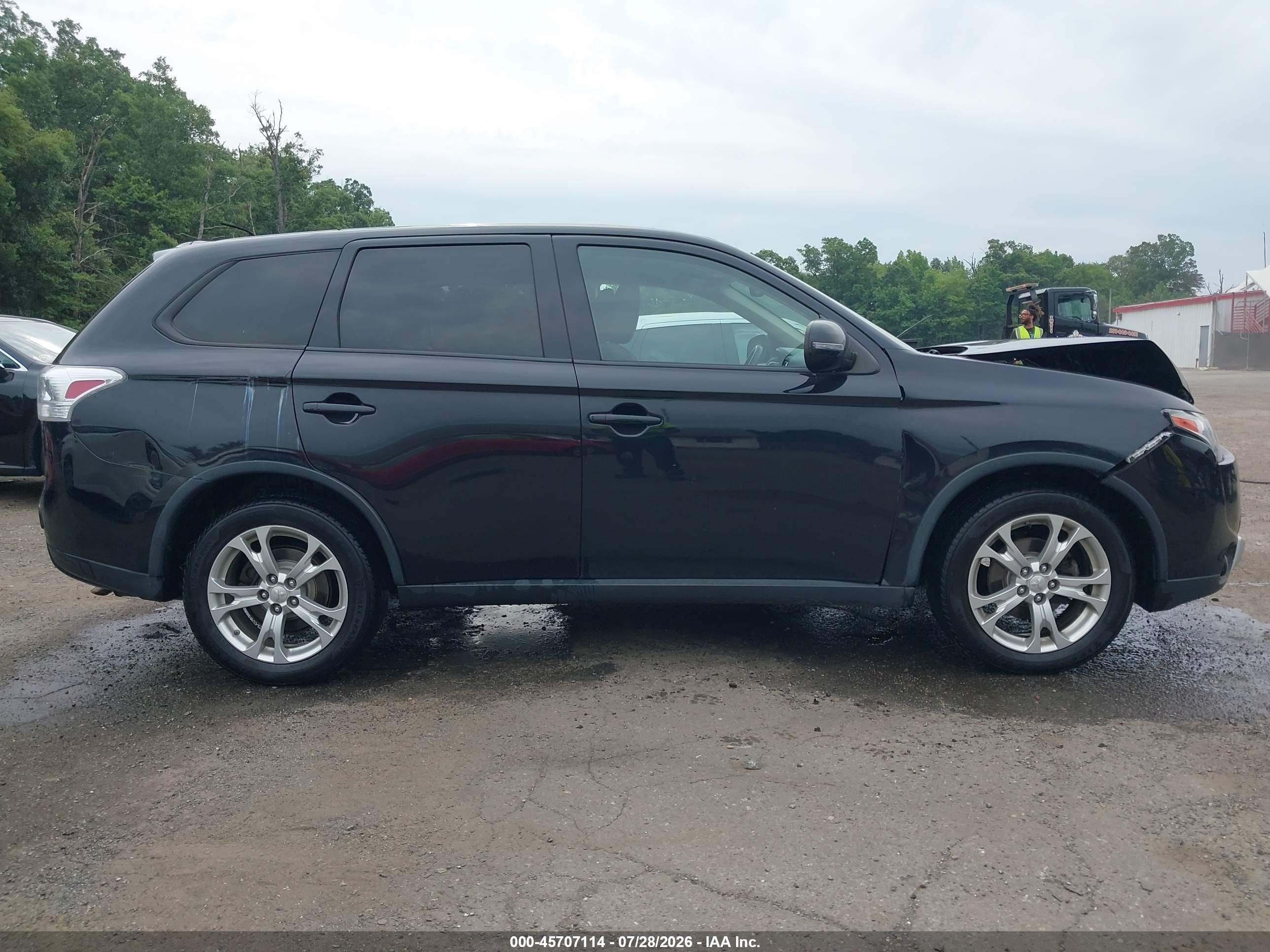 2015 Mitsubishi Outlander Se Black vin: JA4AD3A30FZ012408