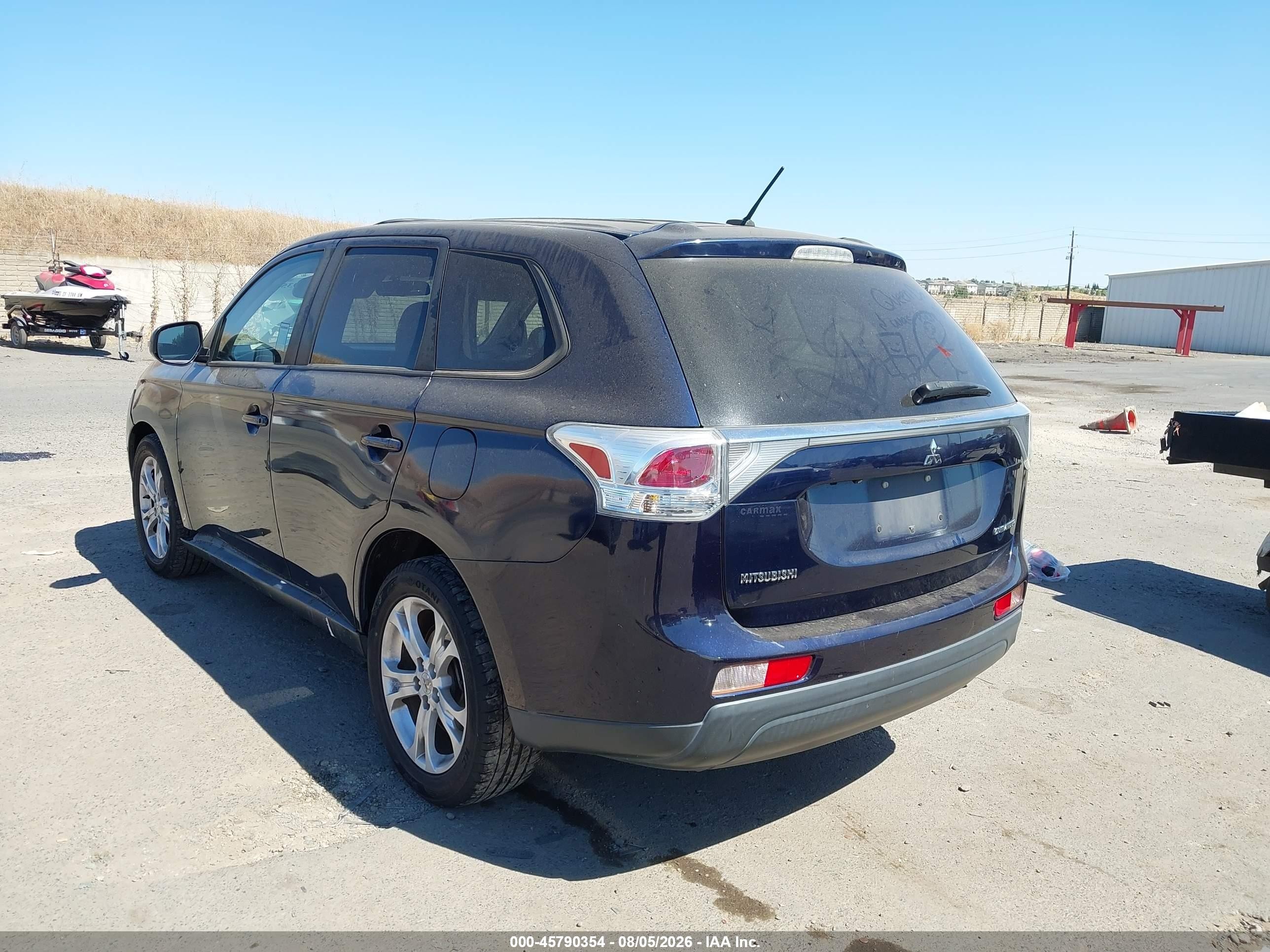 2014 Mitsubishi Outlander Se Blue vin: JA4AD3A31EZ004753