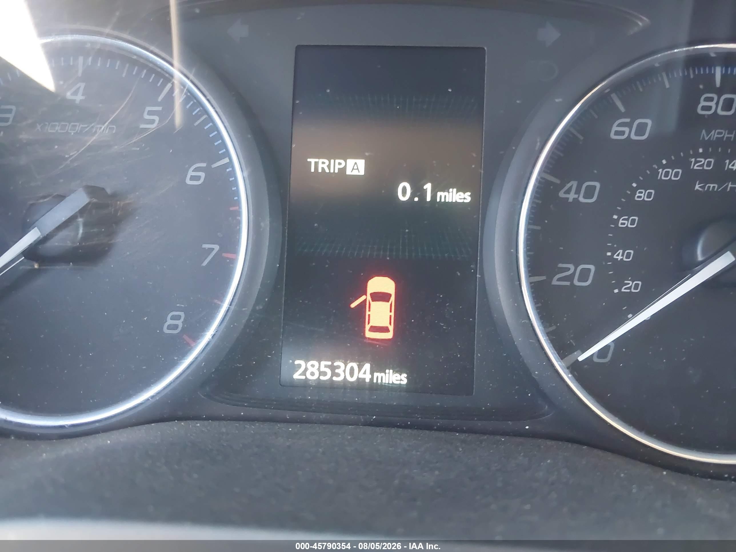 2014 Mitsubishi Outlander Se Blue vin: JA4AD3A31EZ004753