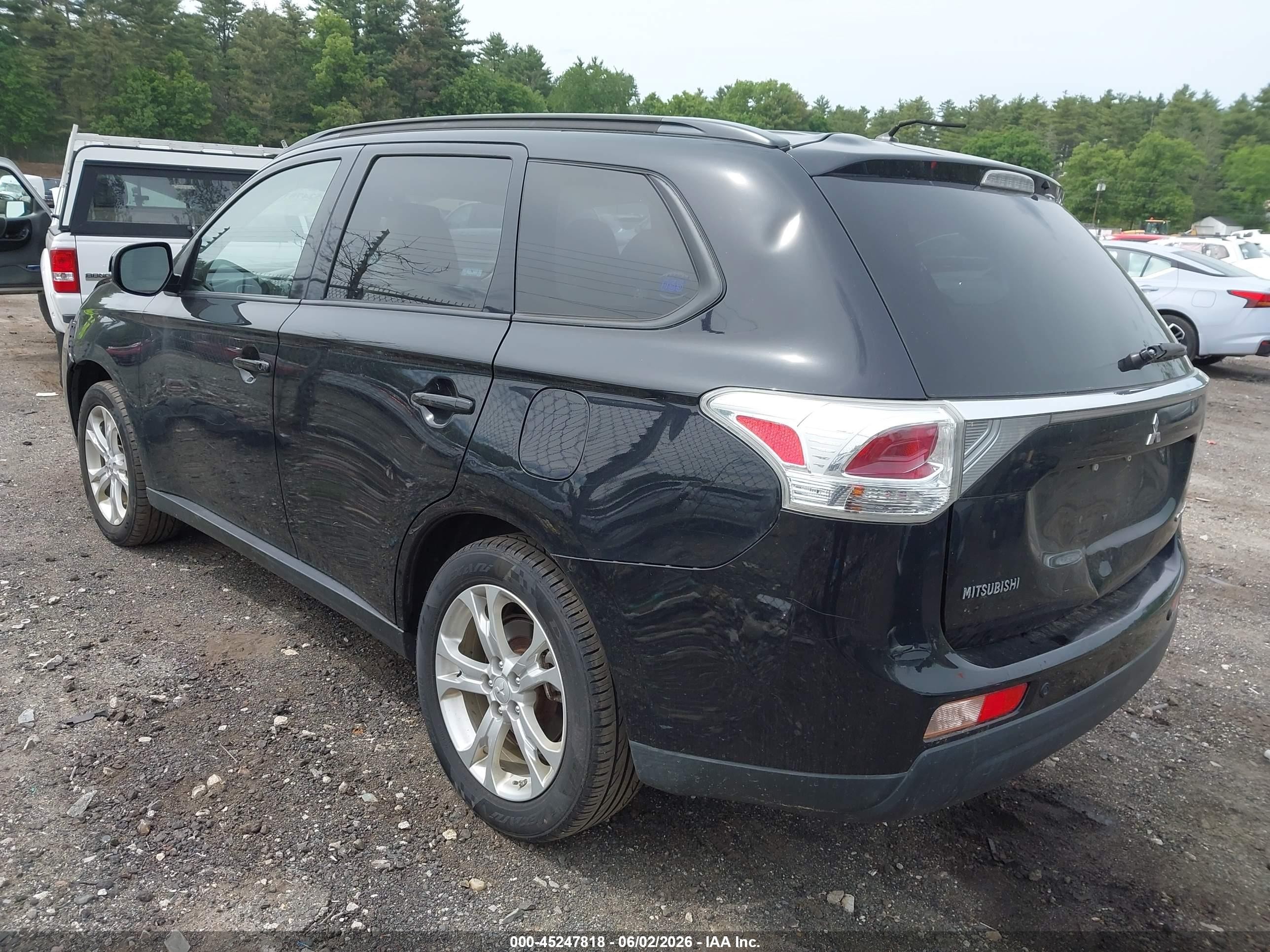 2014 Mitsubishi Outlander Se Black vin: JA4AD3A31EZ018474