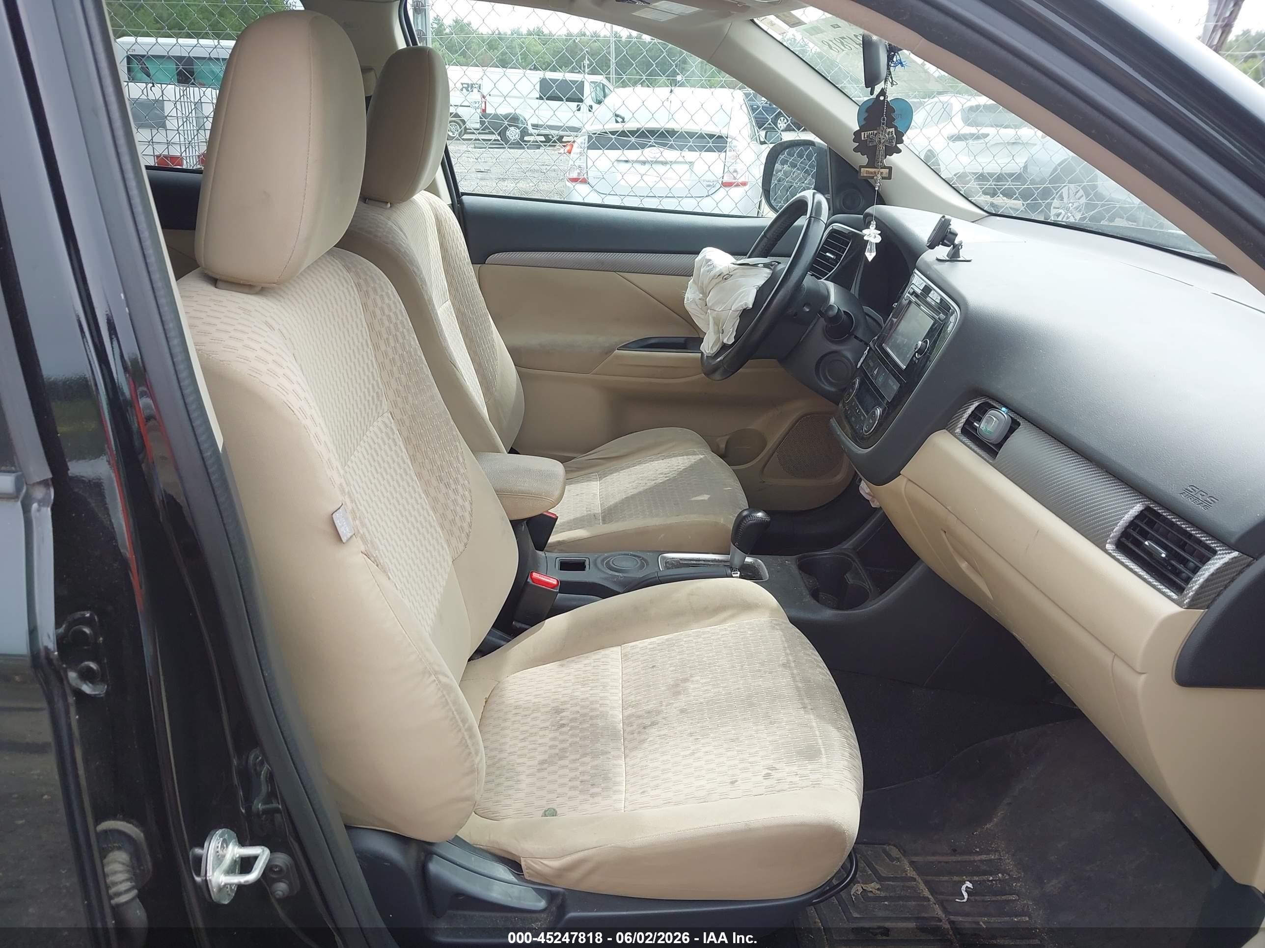2014 Mitsubishi Outlander Se Black vin: JA4AD3A31EZ018474