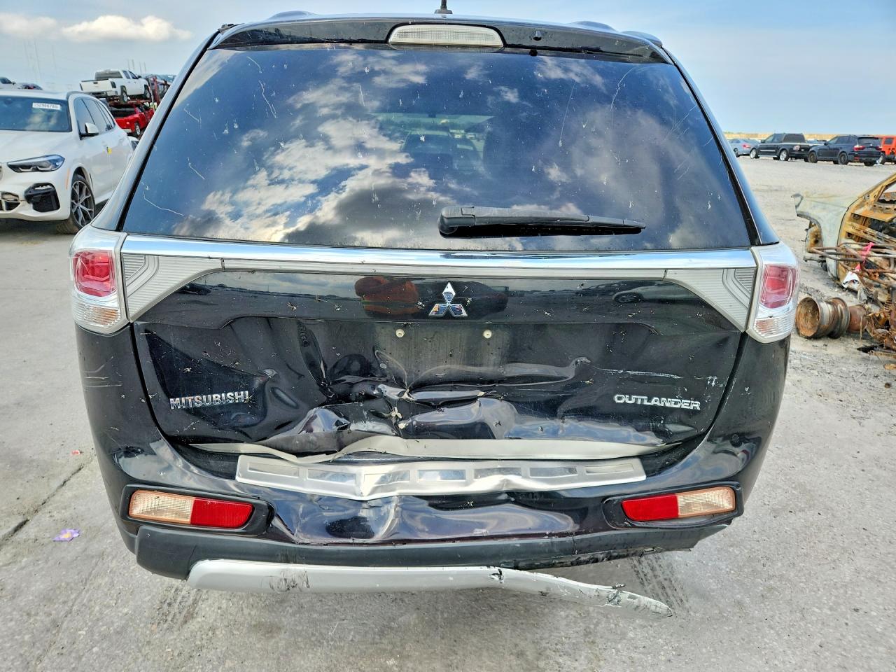 2015 Mitsubishi Outlander Se Black vin: JA4AD3A31FZ001577