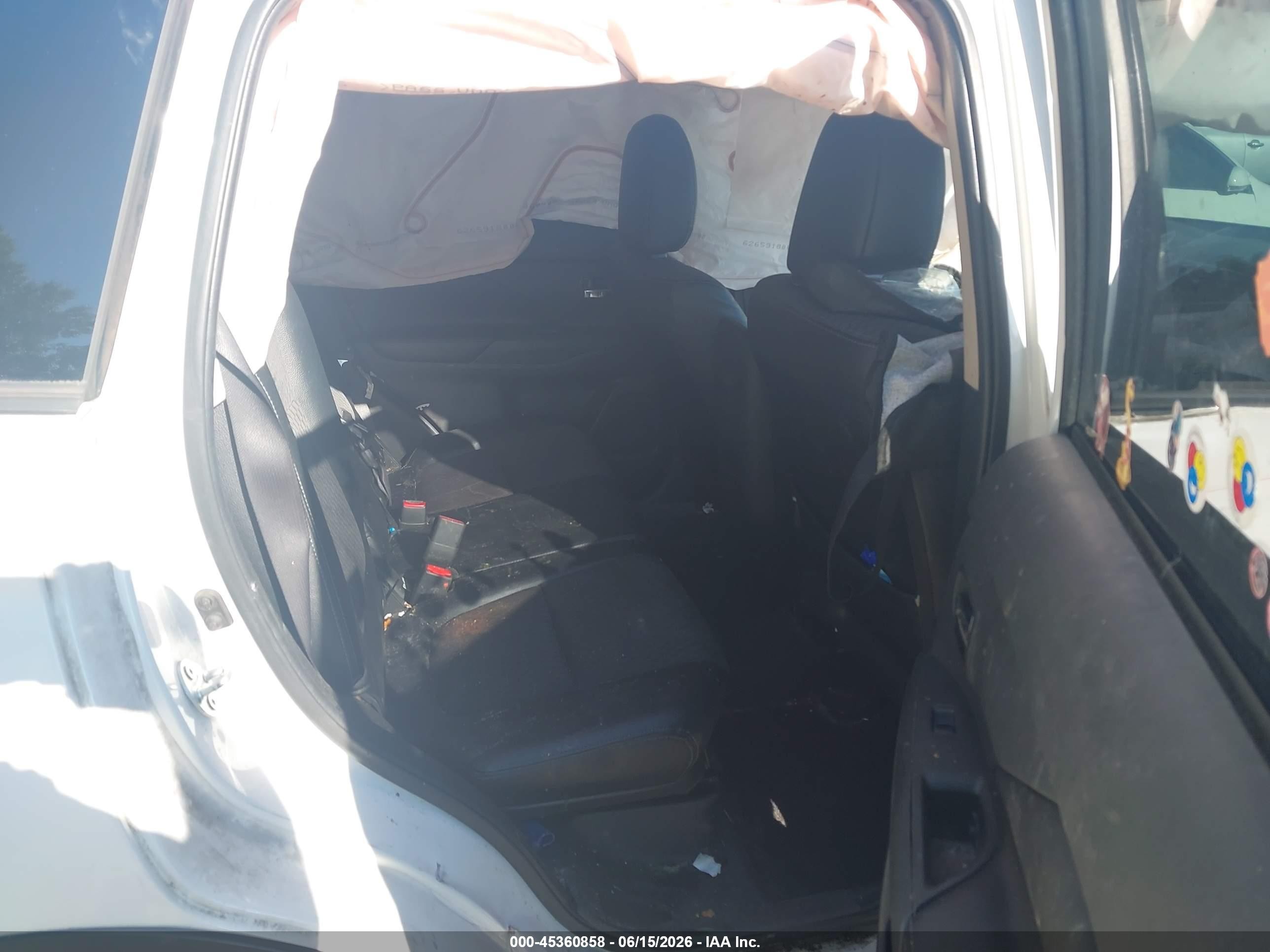2015 Mitsubishi Outlander Se White vin: JA4AD3A31FZ005905