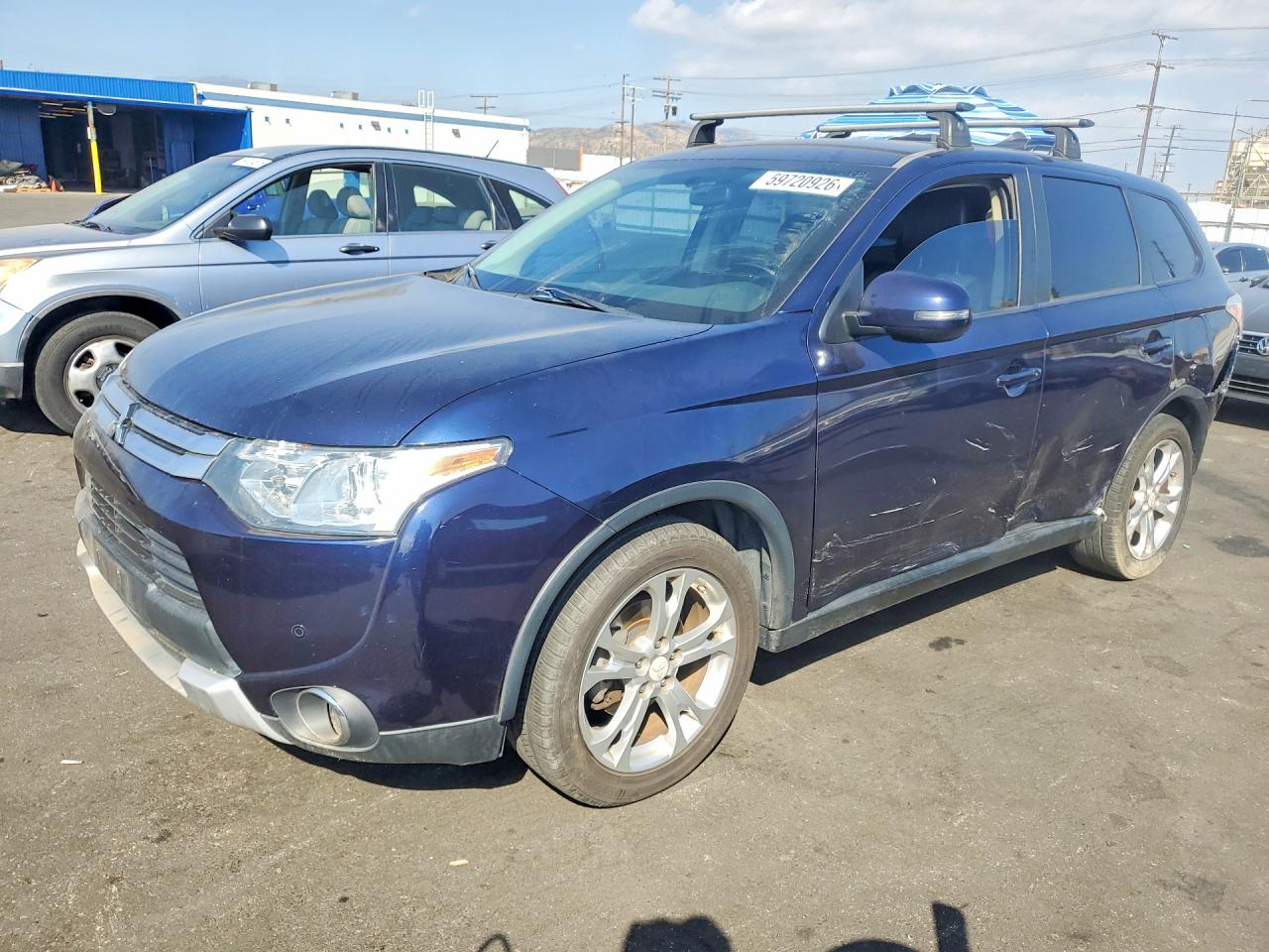 2015 Mitsubishi Outlander Se Blue vin: JA4AD3A31FZ006469