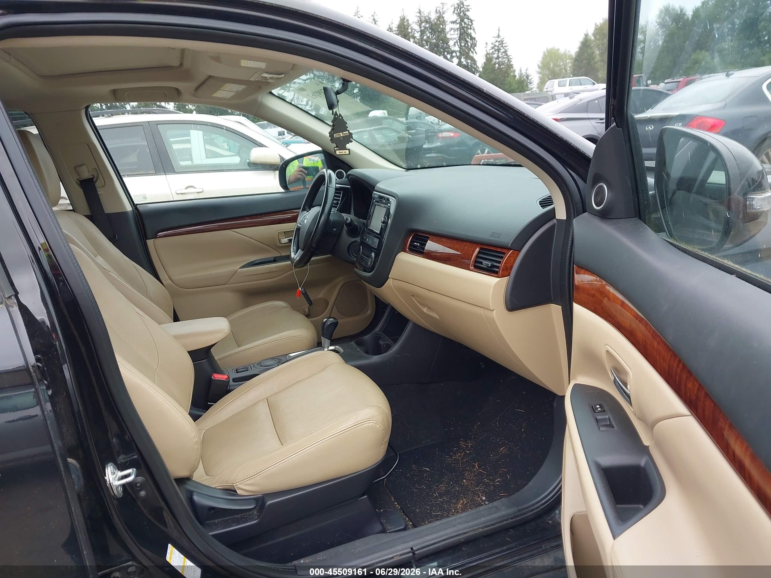 2015 Mitsubishi Outlander Se Black vin: JA4AD3A31FZ006620