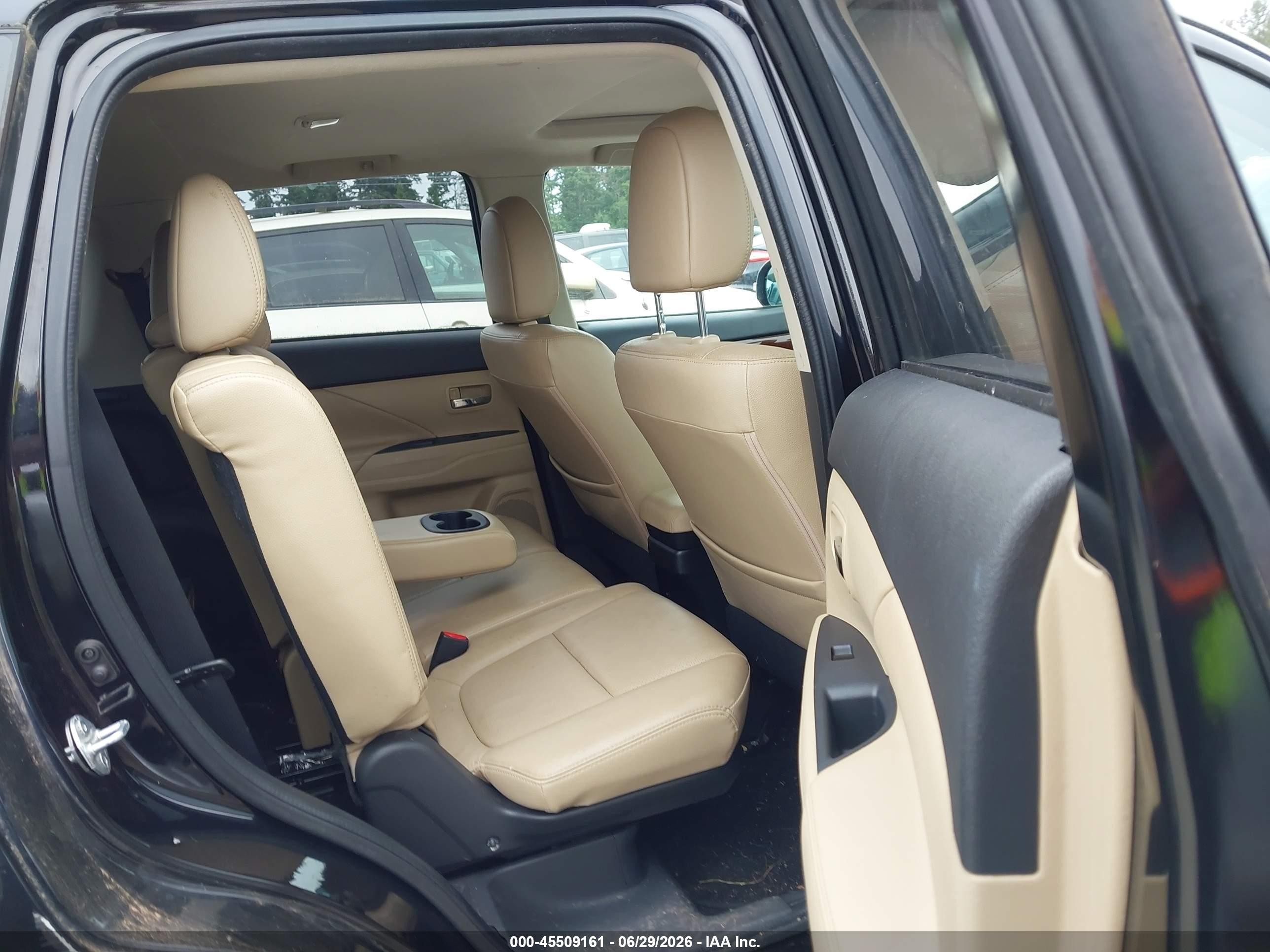 2015 Mitsubishi Outlander Se Black vin: JA4AD3A31FZ006620