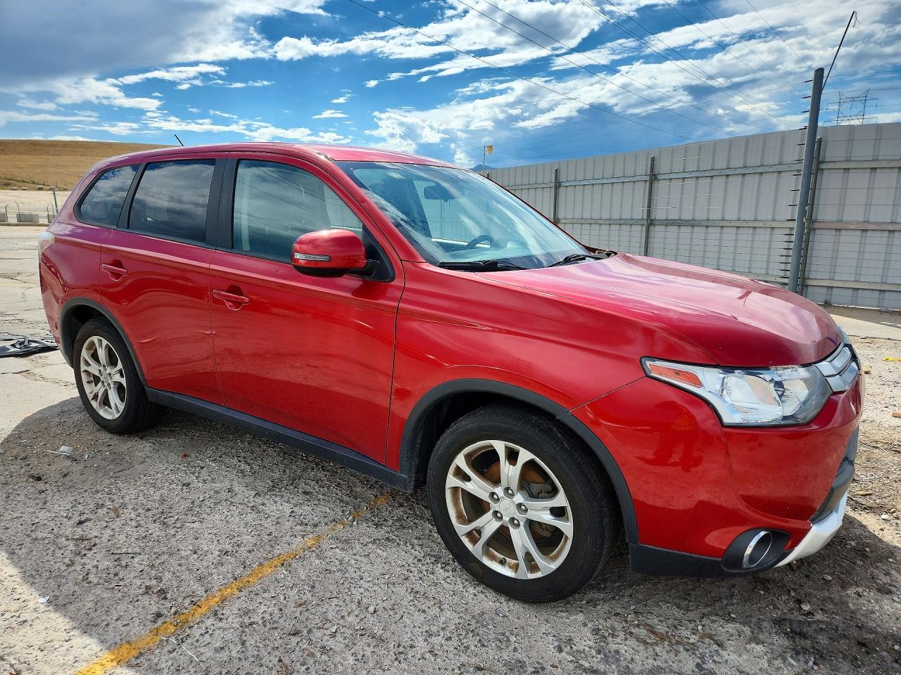 2015 Mitsubishi Outlander Se Red vin: JA4AD3A31FZ007279