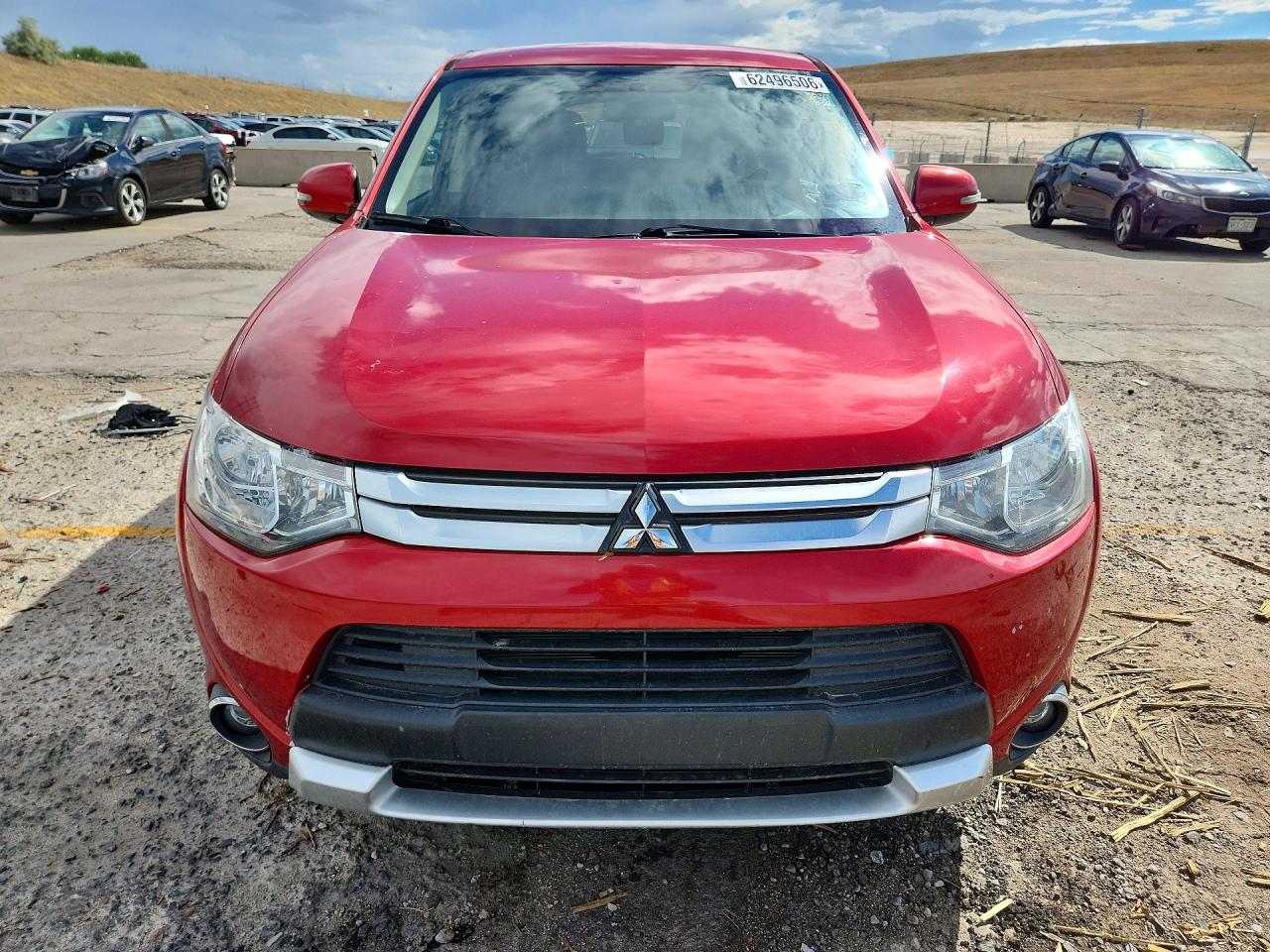 2015 Mitsubishi Outlander Se Red vin: JA4AD3A31FZ007279
