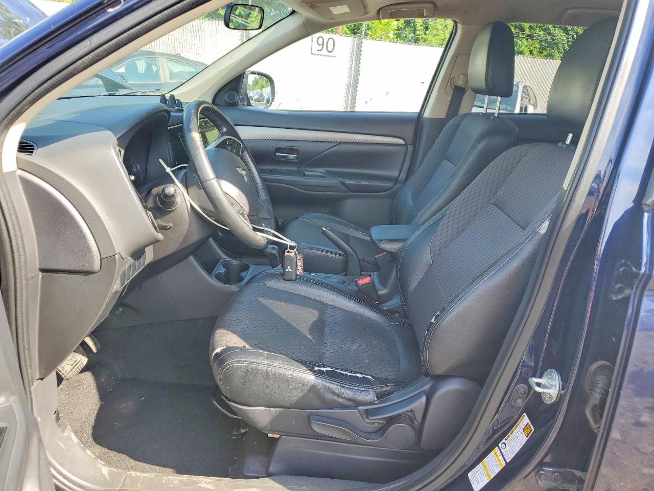 2015 Mitsubishi Outlander Se Blue vin: JA4AD3A31FZ013163