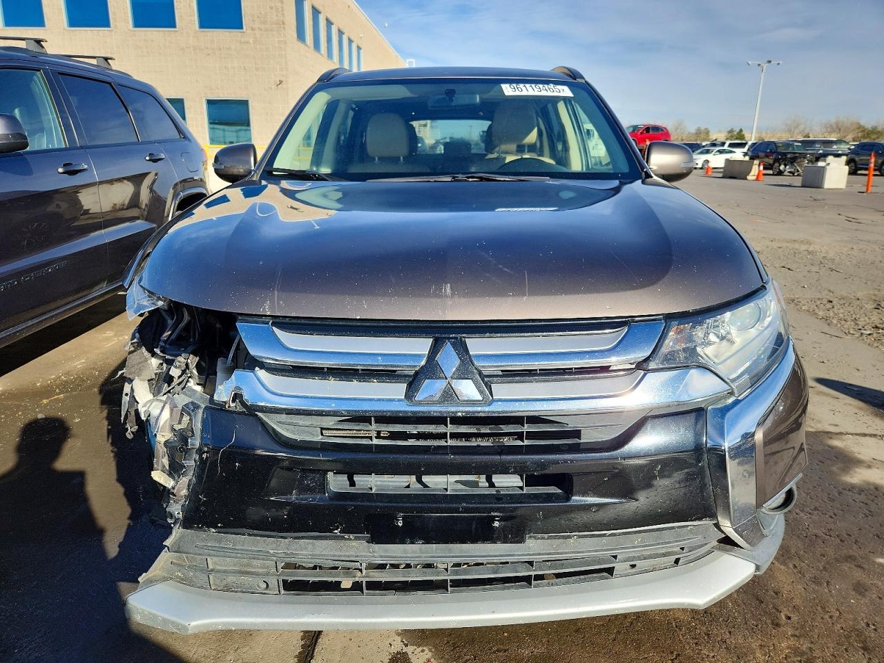 2016 Mitsubishi Outlander Se Коричневый vin: JA4AD3A31GZ021863