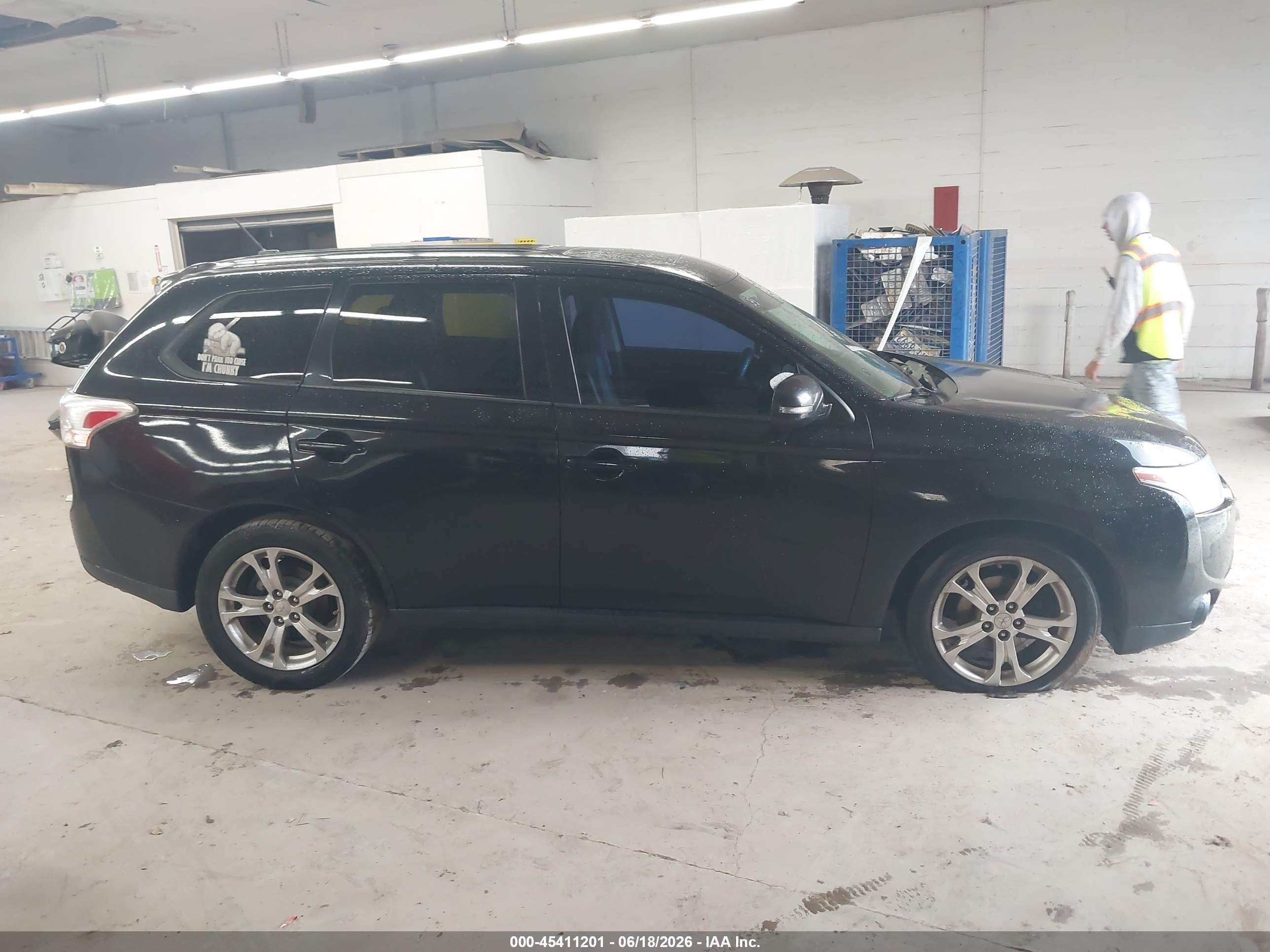 2014 Mitsubishi Outlander Se Black vin: JA4AD3A32EZ014546