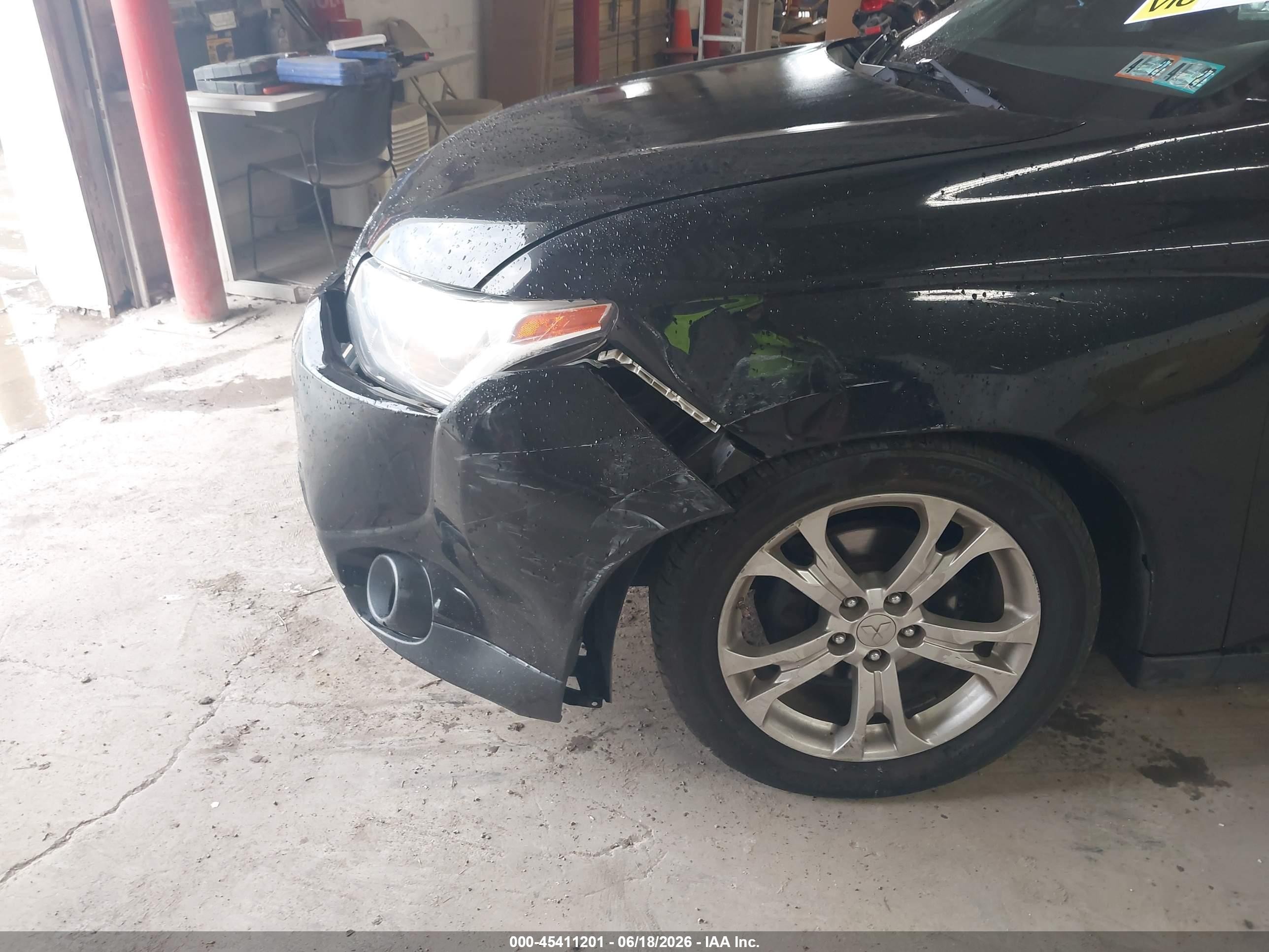 2014 Mitsubishi Outlander Se Black vin: JA4AD3A32EZ014546