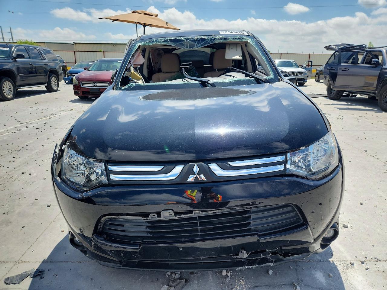 2014 Mitsubishi Outlander Se Black vin: JA4AD3A32EZ018242