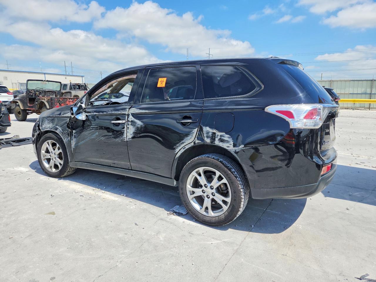 2014 Mitsubishi Outlander Se Black vin: JA4AD3A32EZ018242