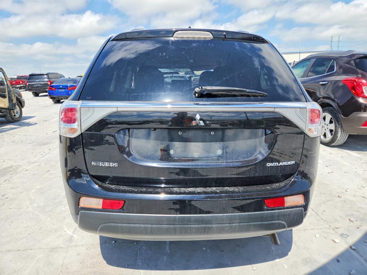 2014 Mitsubishi Outlander Se Black vin: JA4AD3A32EZ018242