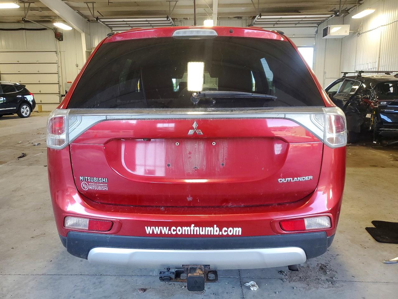 2015 Mitsubishi Outlander Se Red vin: JA4AD3A32FZ002754