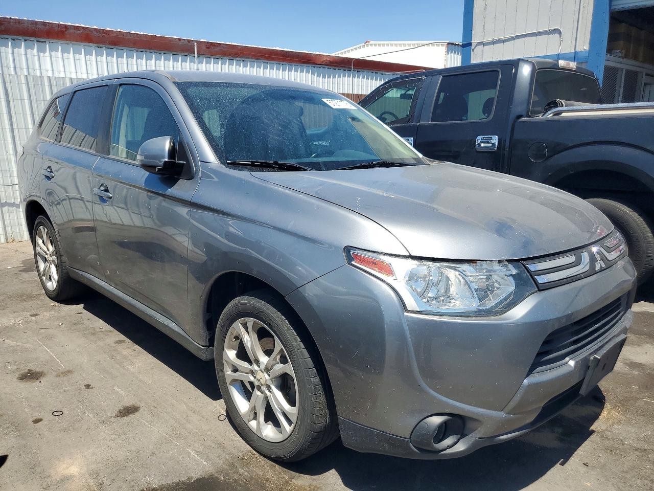 2014 Mitsubishi Outlander Se Gray vin: JA4AD3A33EZ007203