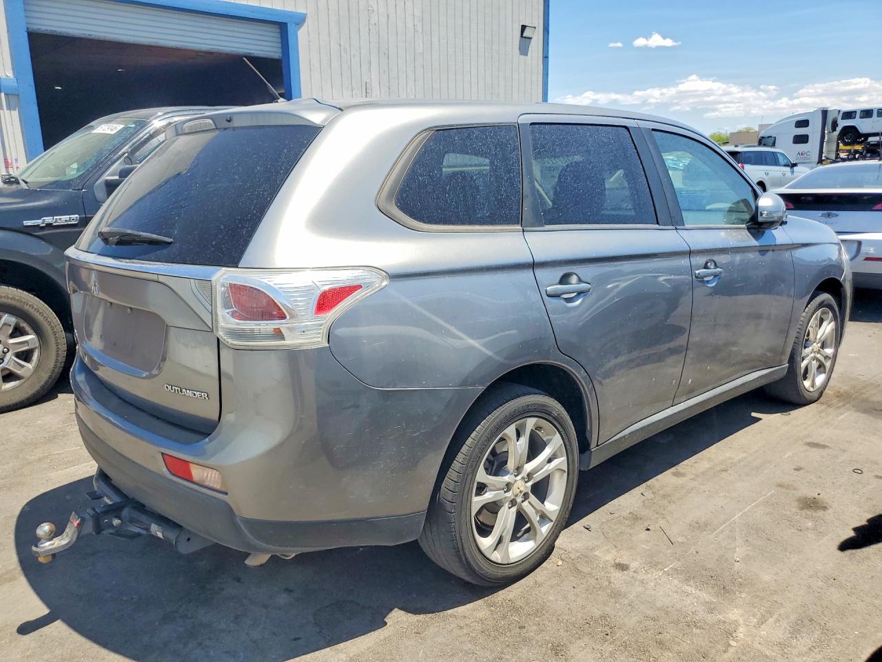 2014 Mitsubishi Outlander Se Gray vin: JA4AD3A33EZ007203
