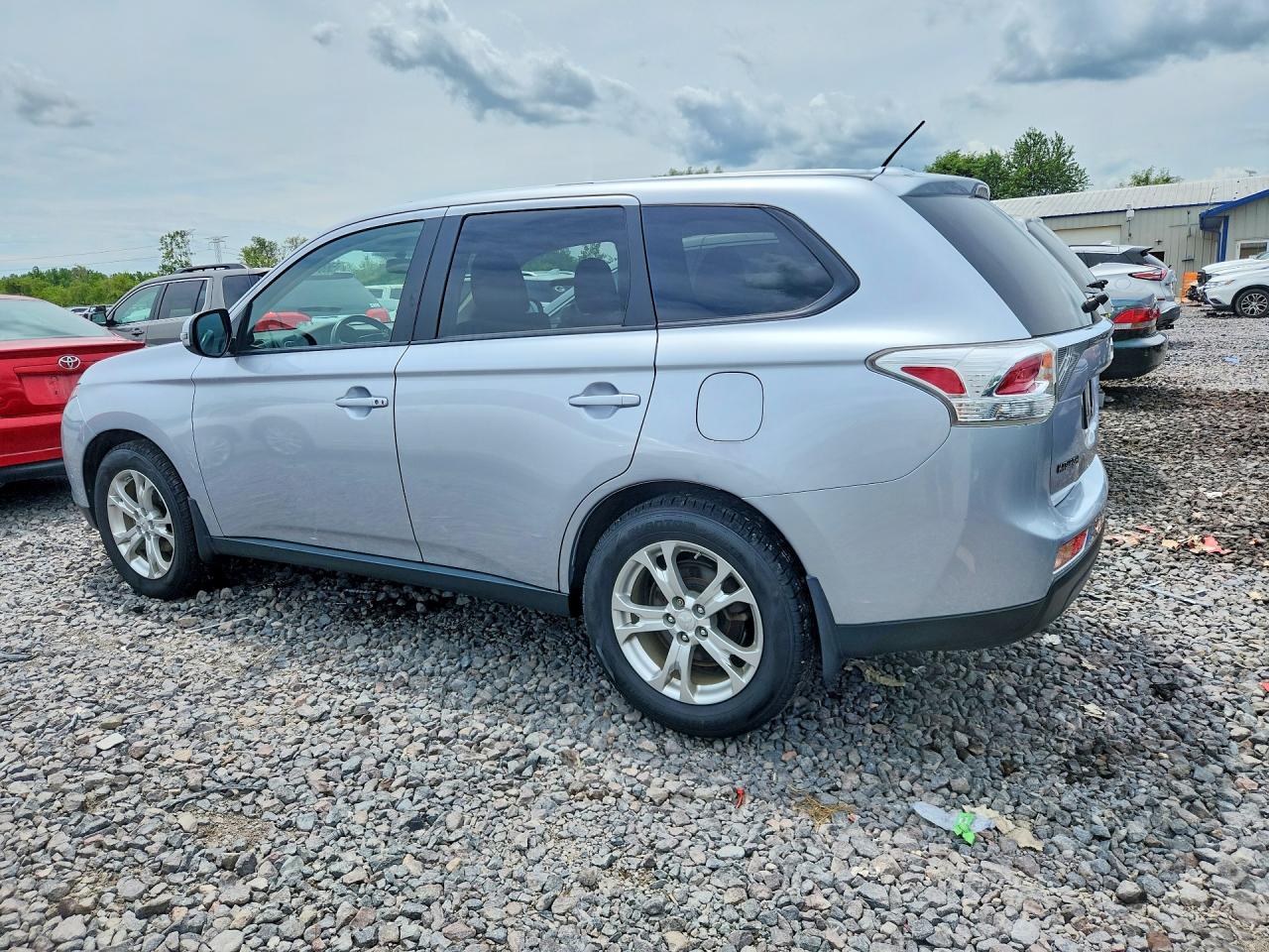 2014 Mitsubishi Outlander Se Gray vin: JA4AD3A33EZ014393
