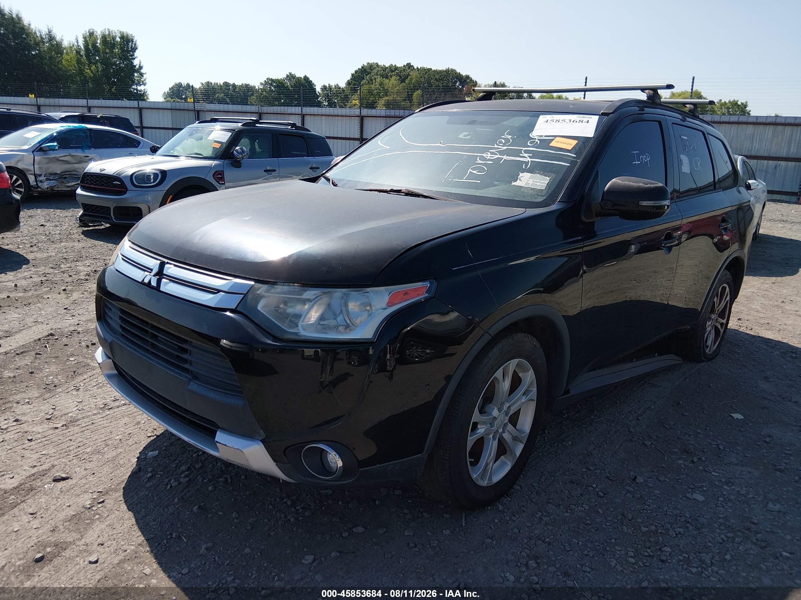 2015 Mitsubishi Outlander Se Black vin: JA4AD3A33FZ000494