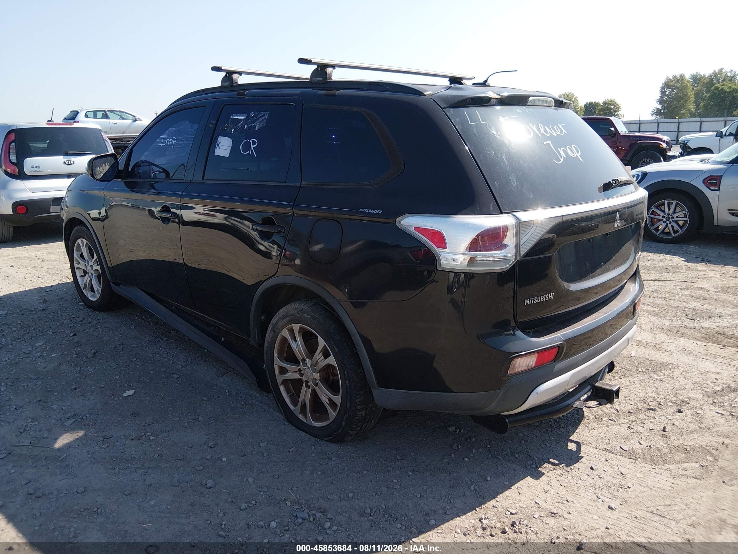 2015 Mitsubishi Outlander Se Black vin: JA4AD3A33FZ000494