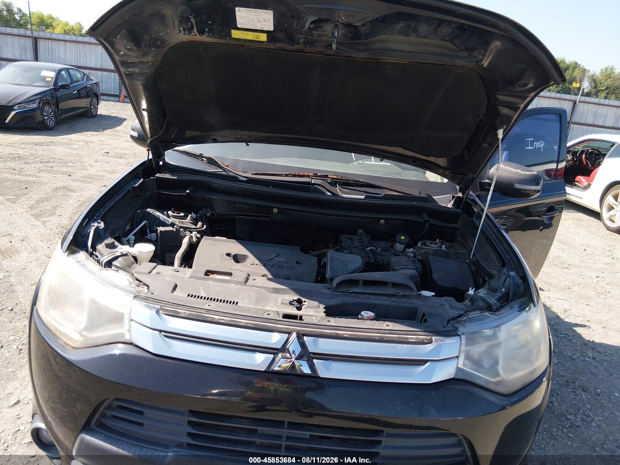 2015 Mitsubishi Outlander Se Black vin: JA4AD3A33FZ000494
