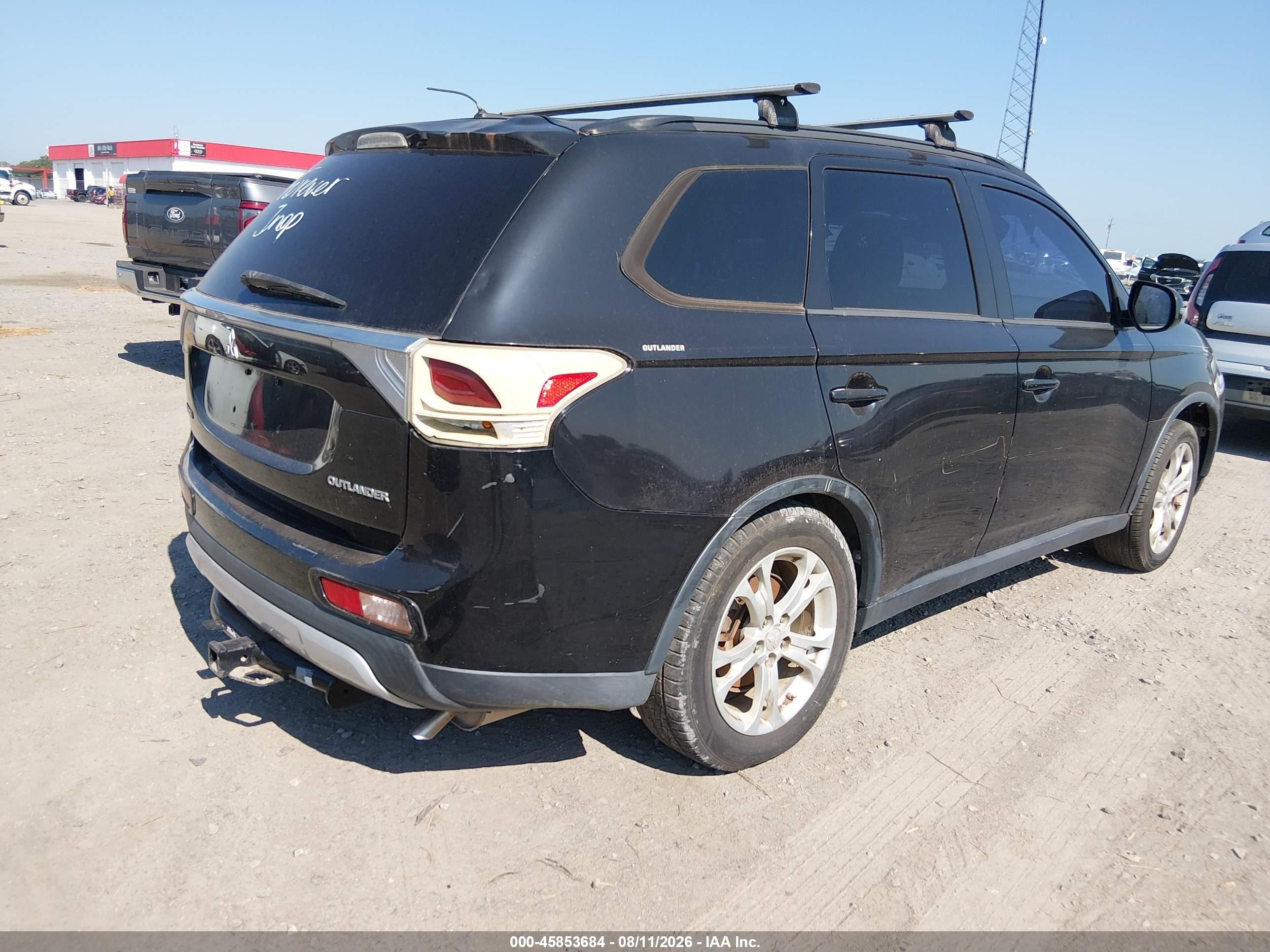 2015 Mitsubishi Outlander Se Black vin: JA4AD3A33FZ000494
