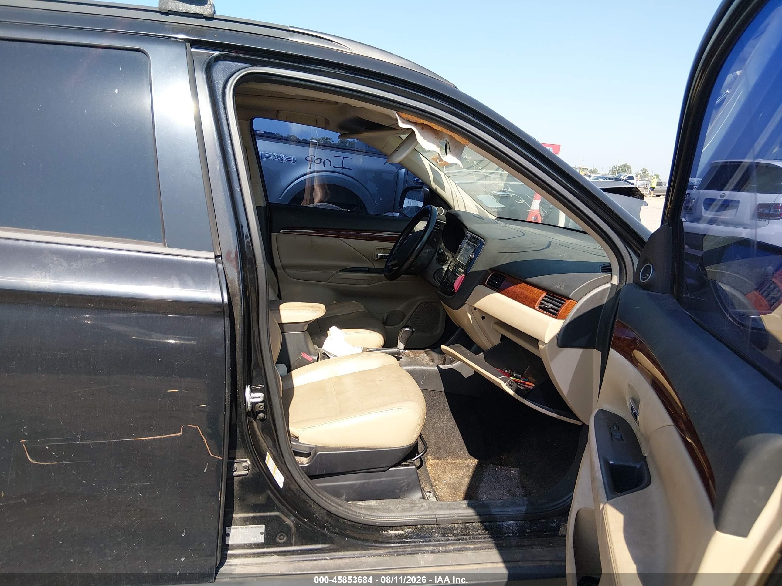 2015 Mitsubishi Outlander Se Black vin: JA4AD3A33FZ000494