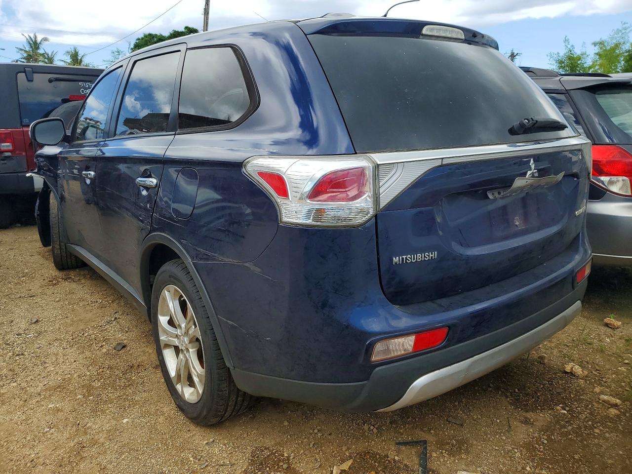 2015 Mitsubishi Outlander Se Blue vin: JA4AD3A33FZ000821