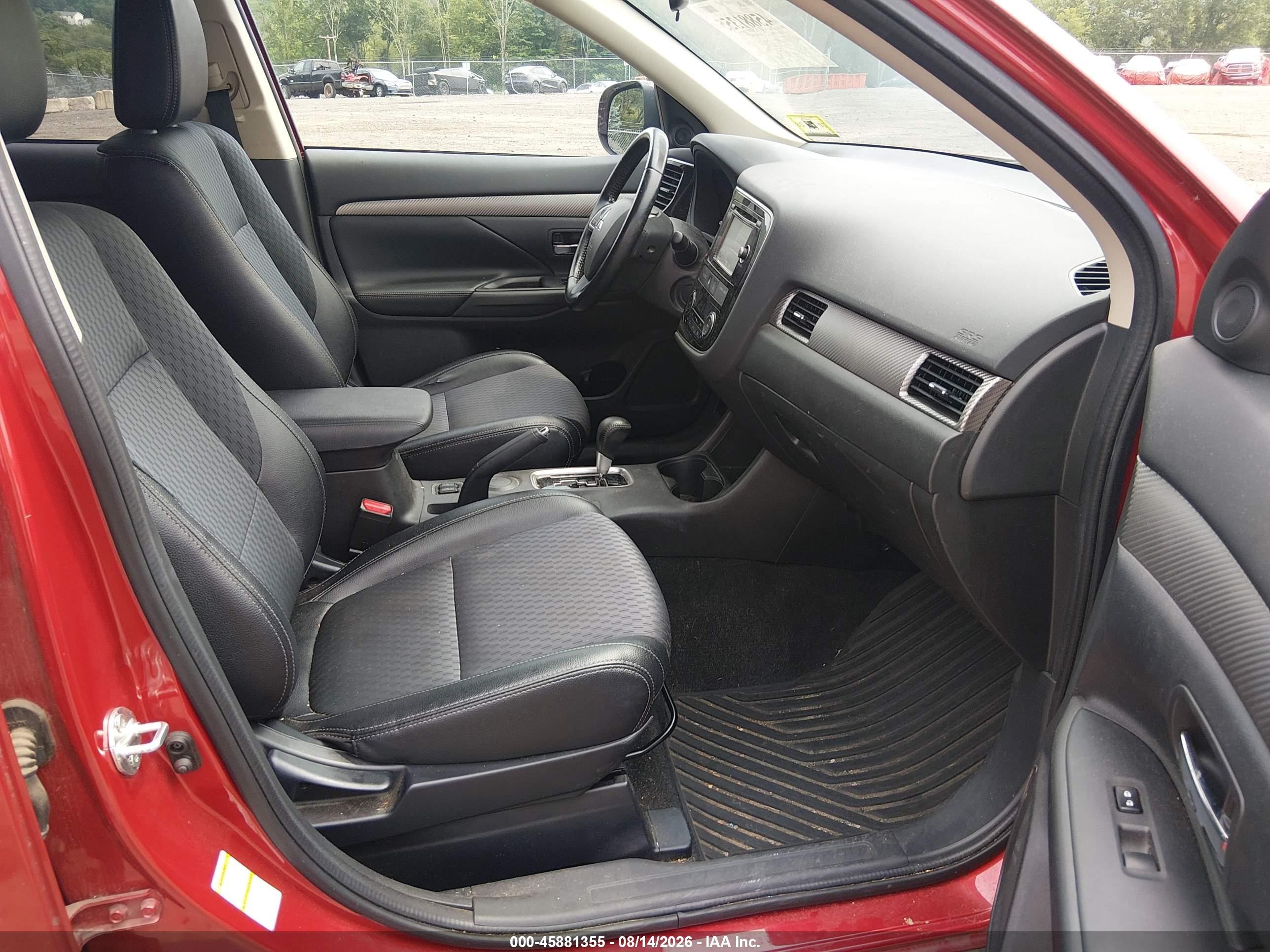 2015 Mitsubishi Outlander Se Red vin: JA4AD3A33FZ004089