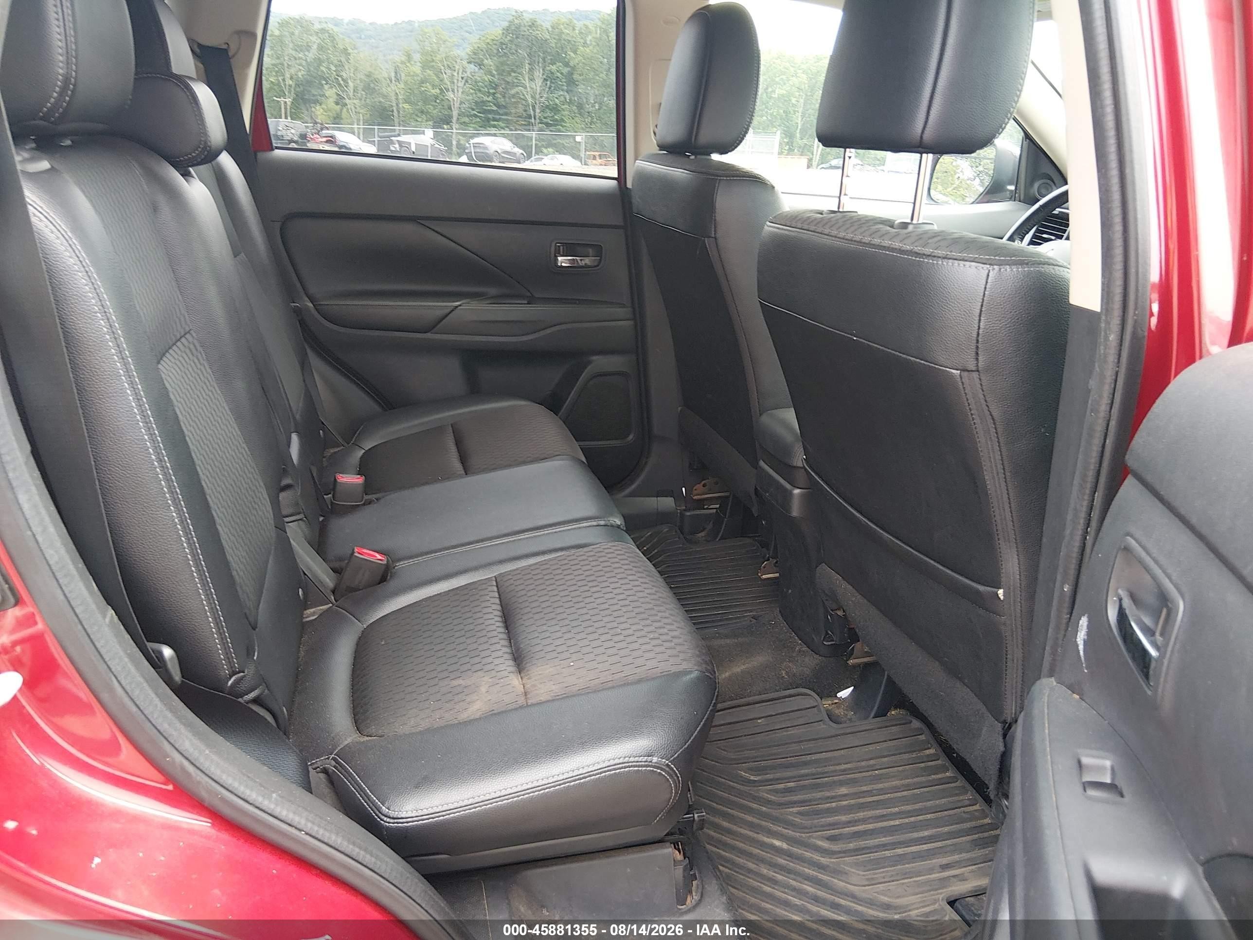 2015 Mitsubishi Outlander Se Red vin: JA4AD3A33FZ004089