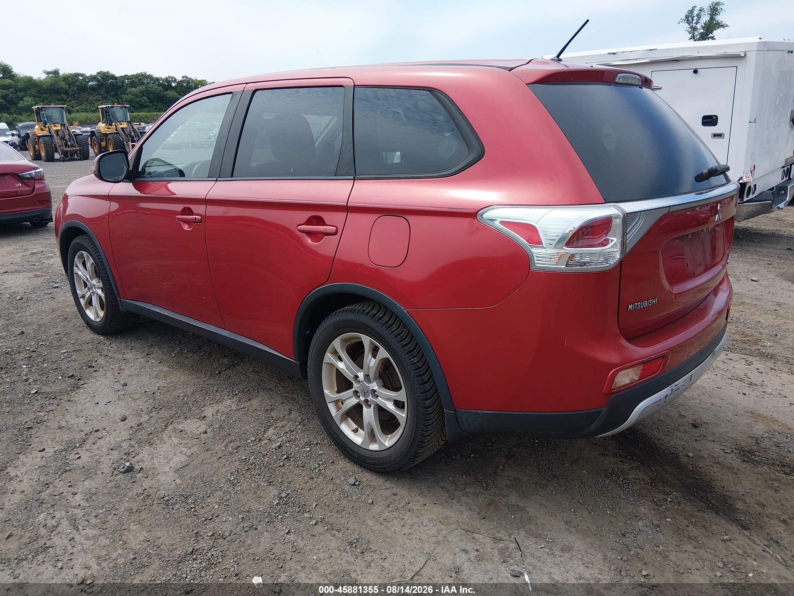2015 Mitsubishi Outlander Se Red vin: JA4AD3A33FZ004089