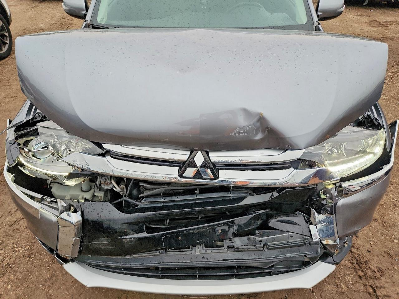 2017 Mitsubishi Outlander Se Gray vin: JA4AD3A33HZ036446