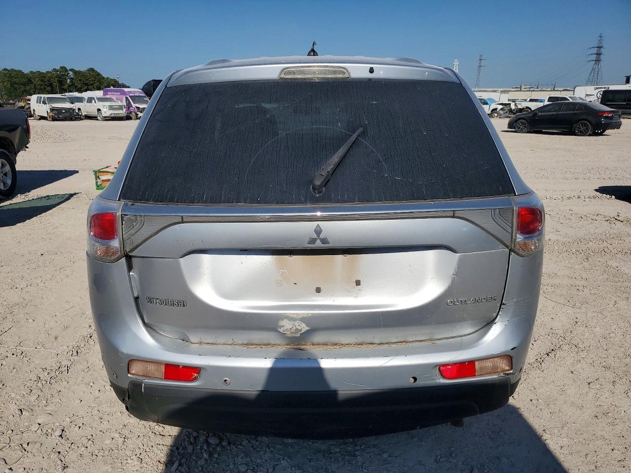 2014 Mitsubishi Outlander Se Gray vin: JA4AD3A34EZ007789
