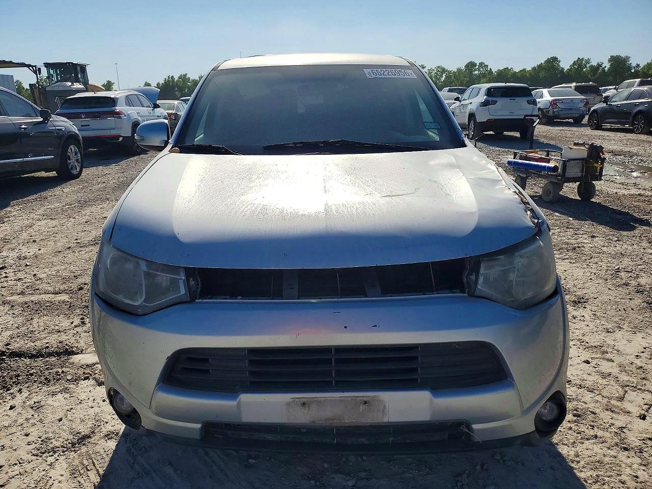 2014 Mitsubishi Outlander Se Gray vin: JA4AD3A34EZ007789