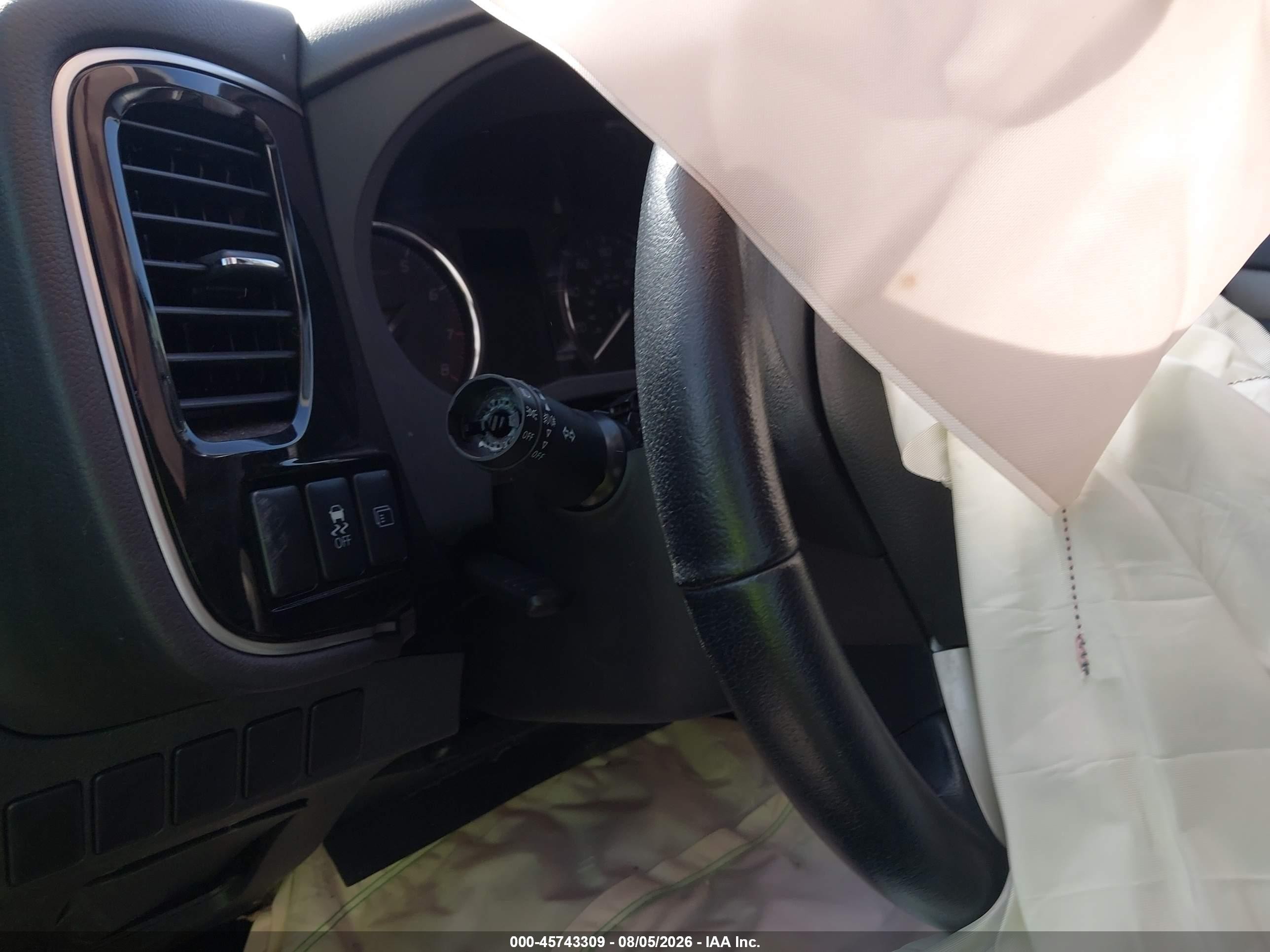 2014 Mitsubishi Outlander Se Blue vin: JA4AD3A34EZ018050