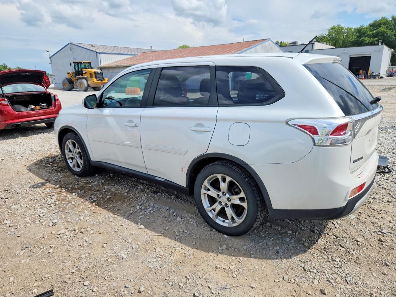 2015 Mitsubishi Outlander Se White vin: JA4AD3A34FZ004408