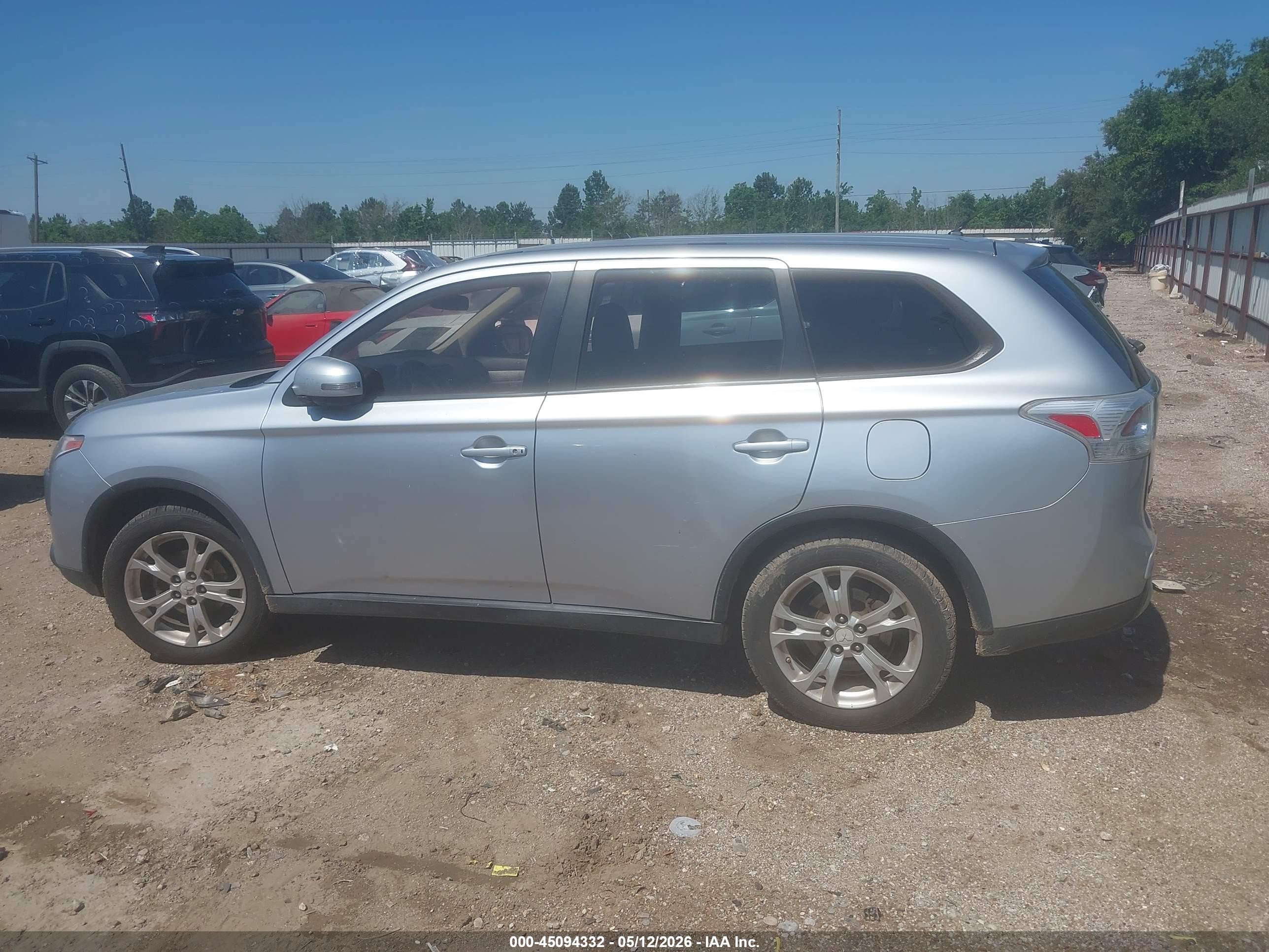 2015 Mitsubishi Outlander Se Silver vin: JA4AD3A34FZ005770
